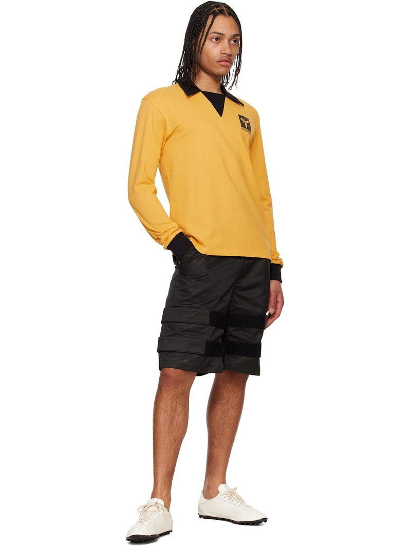 OLLY SHINDER Black Strap Shorts outlook