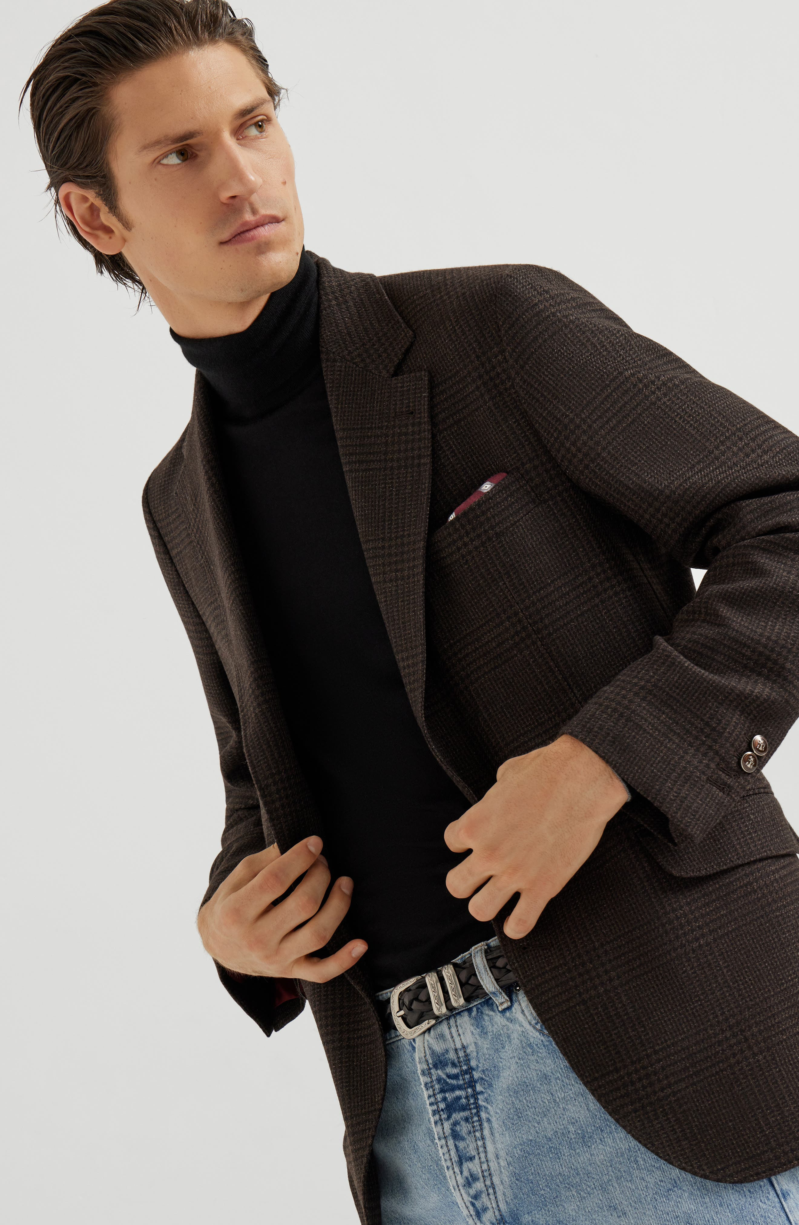 Brunello Cucinelli Cashmere and silk lightweight sweater in Black at Nordstrom - 5
