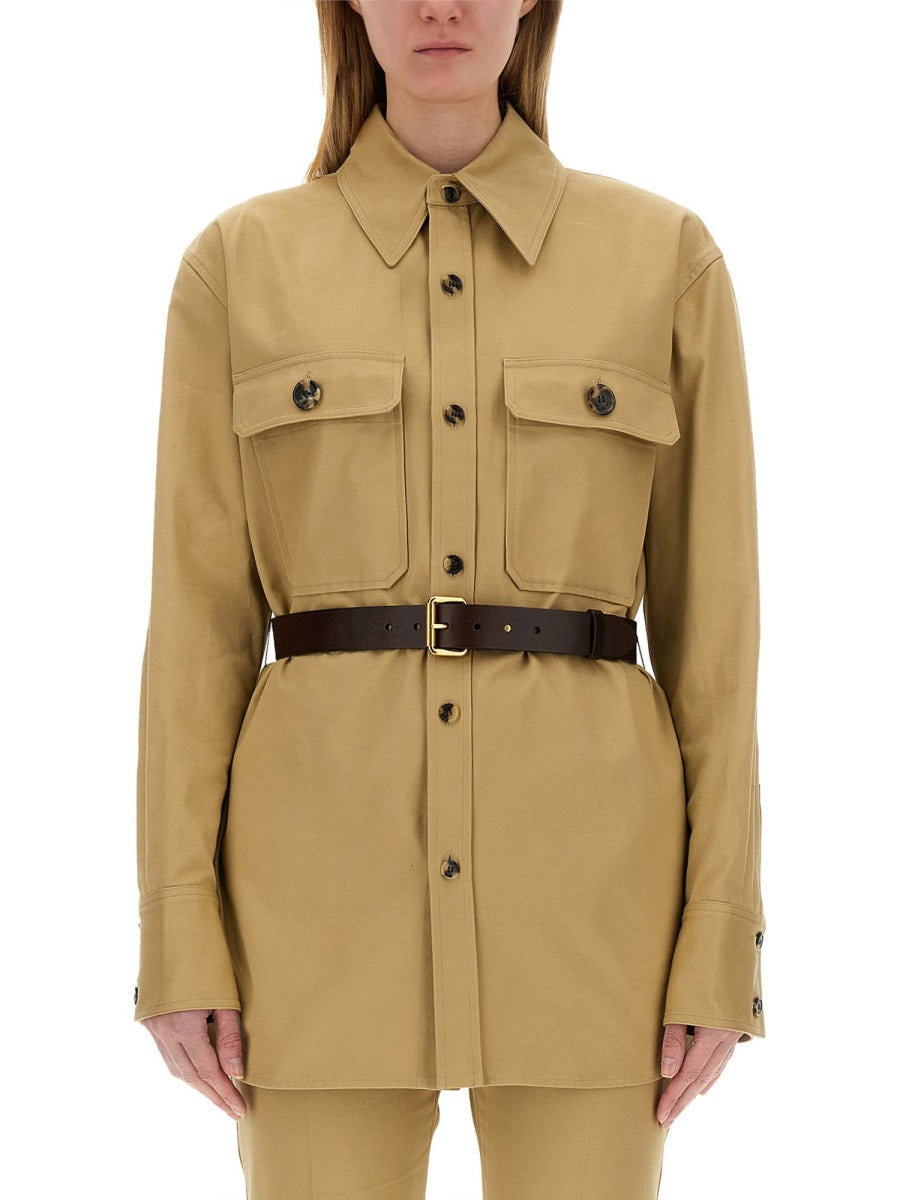 Saint Laurent Women Saharienne Shirt - 1