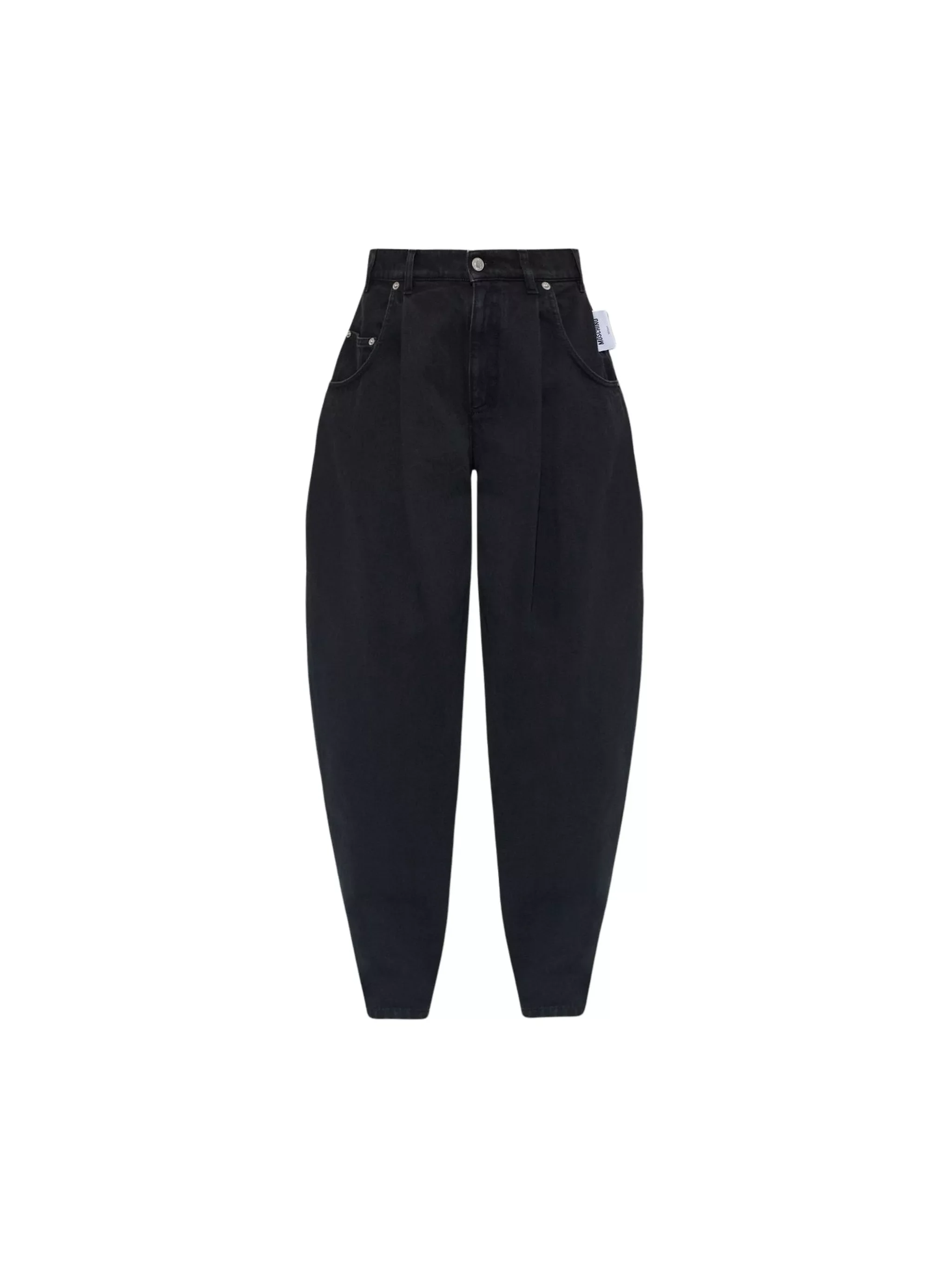 Jeans with Pleats and Pinces - 1