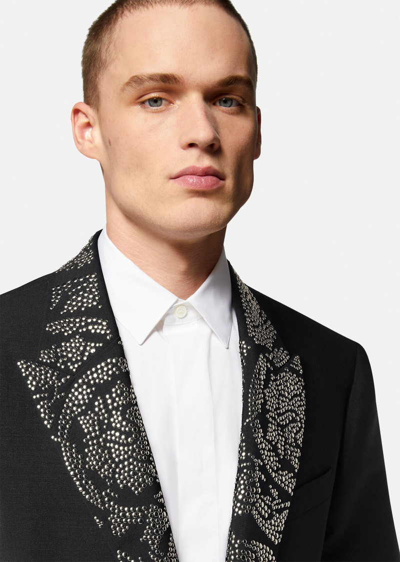 Studded Barocco Silhouette Blazer 5