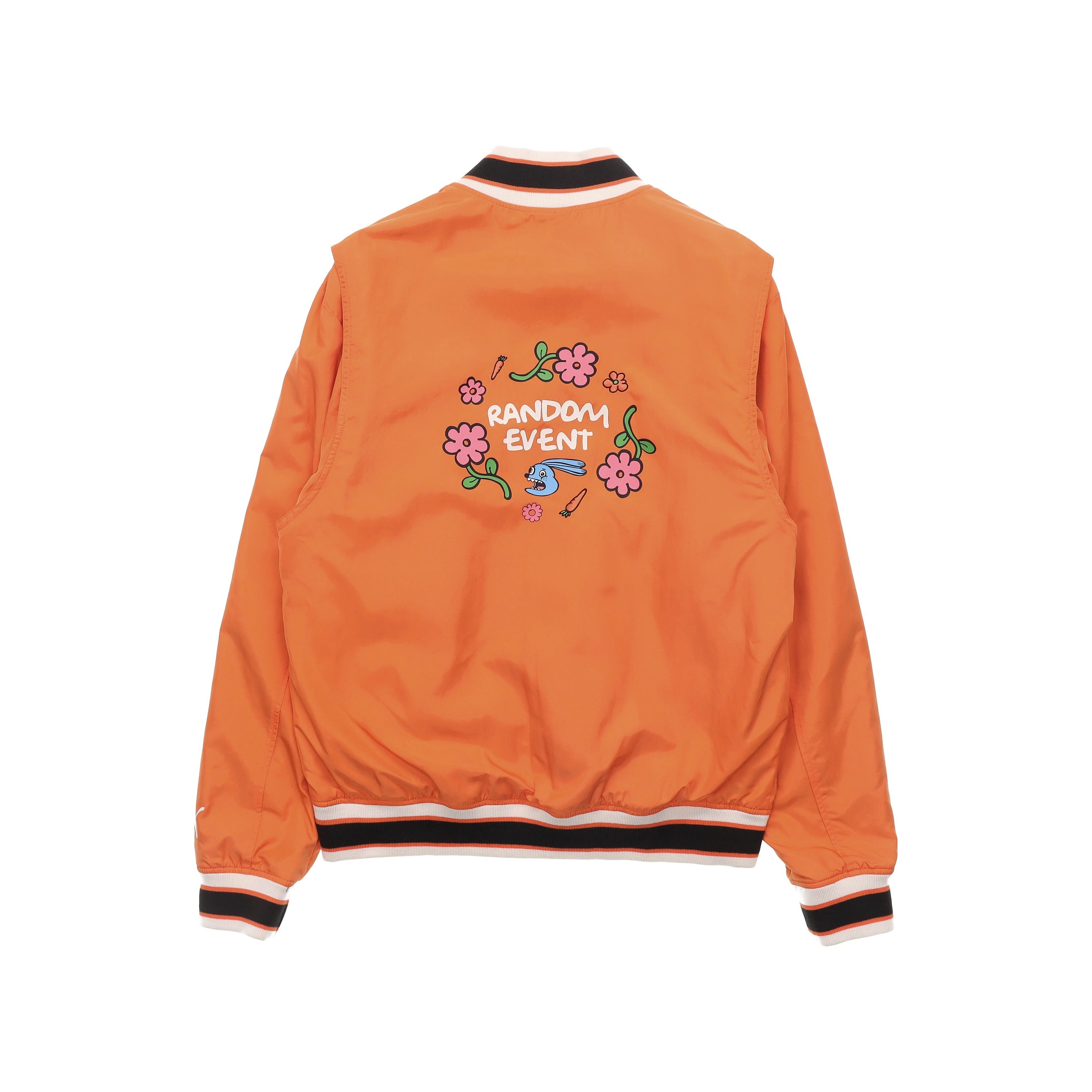 PUMA x Randomevent Bomber Graphic Logo Jacket 'Orange' 596661-40 - 2