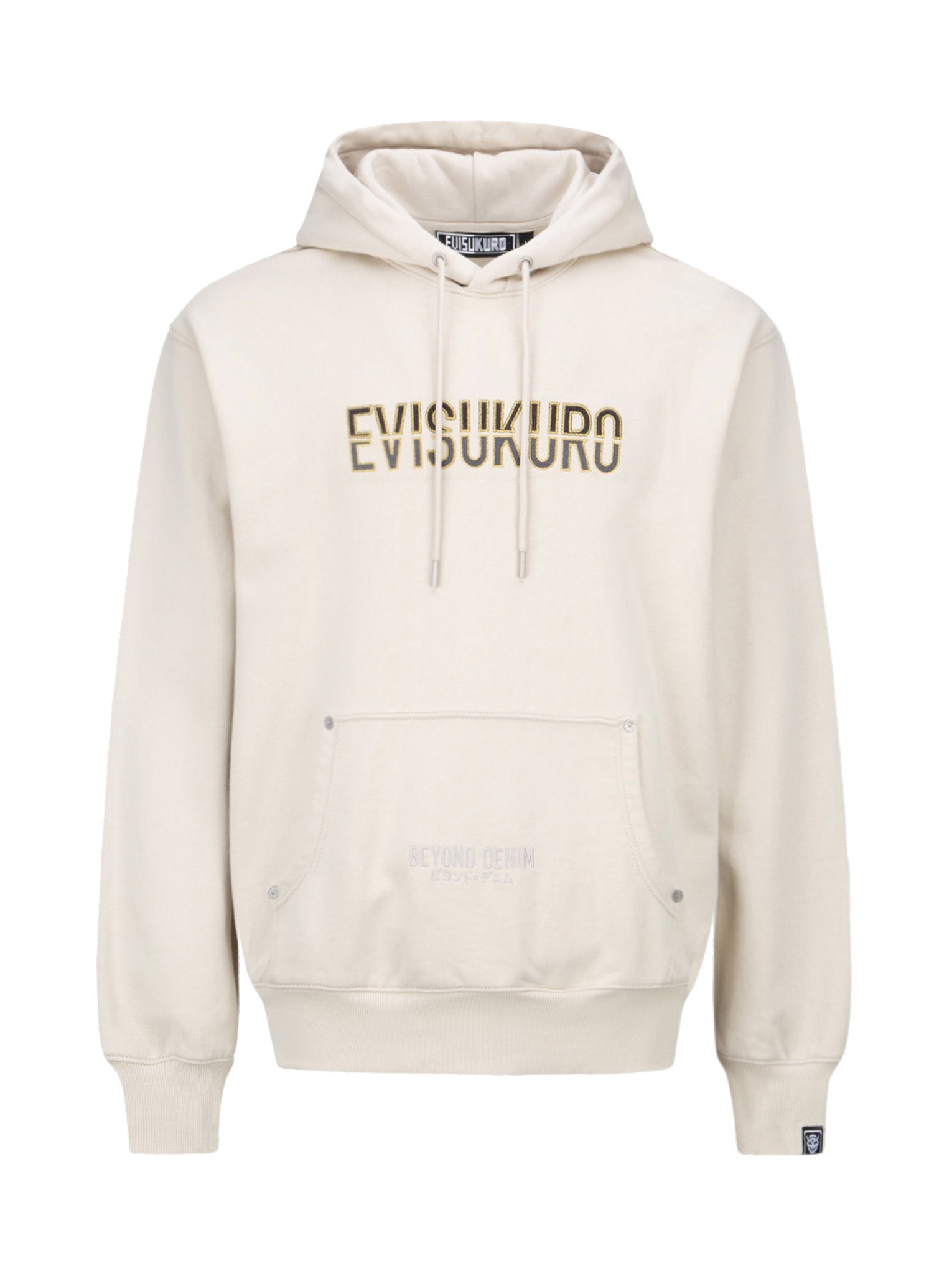 Two-tone Logo Embroidered Hoodie - 16
