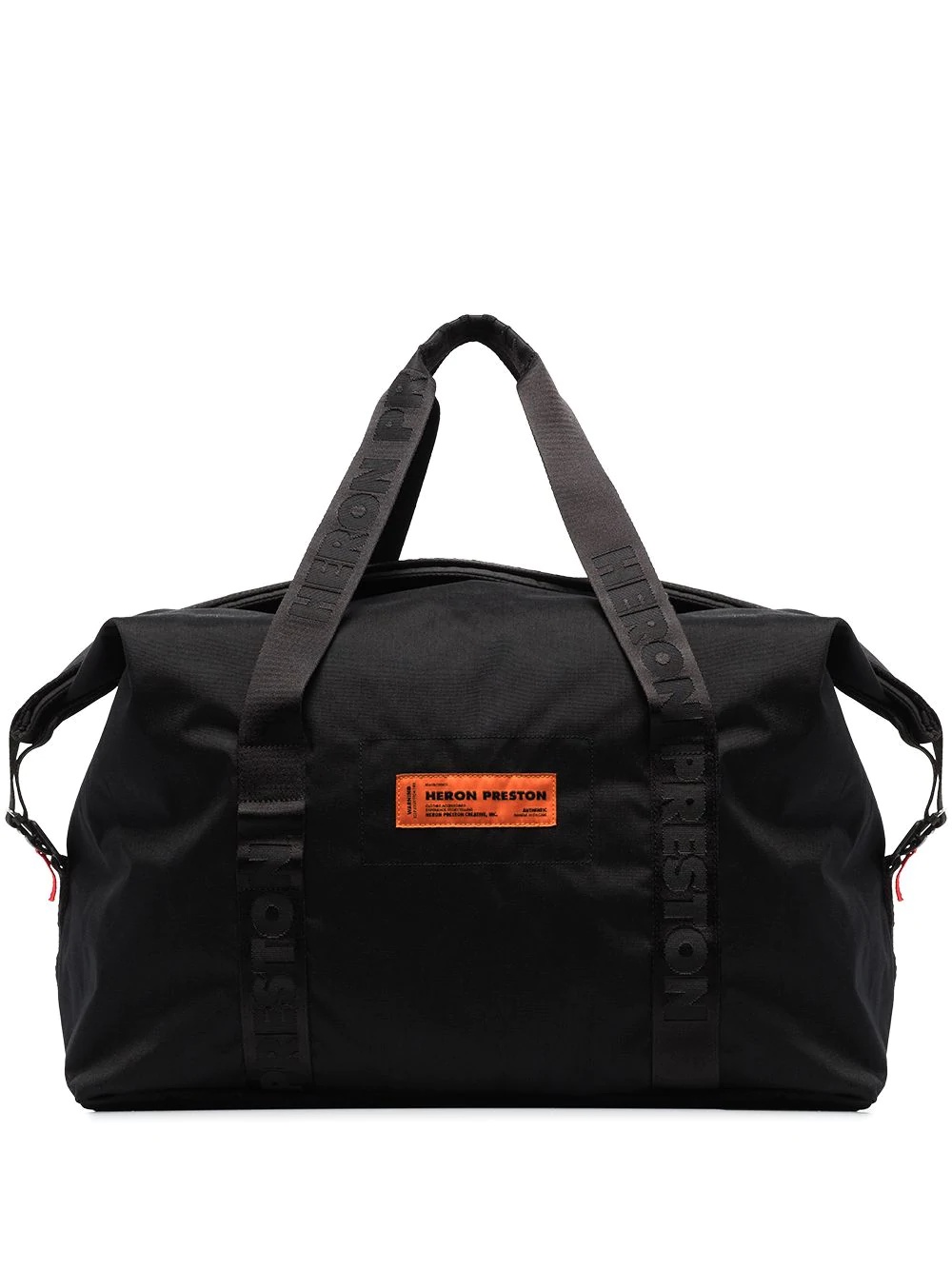 logo patch duffle bag - 1