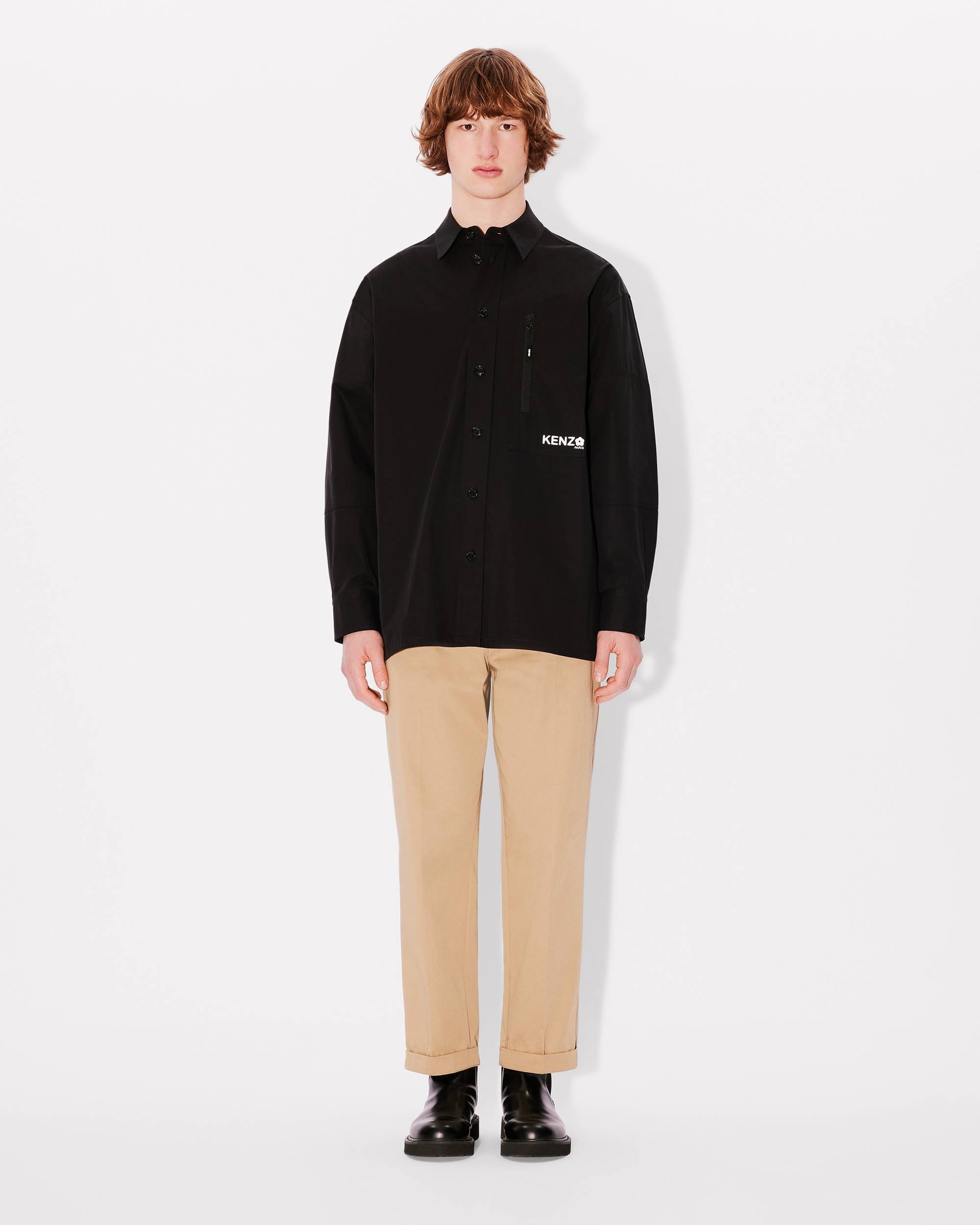 'Boke Flower 2.0' oversized shirt - 5