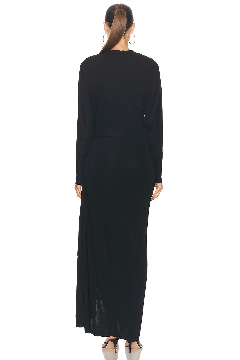 Helix Crystal Stone Long Sleeve Dress - 4
