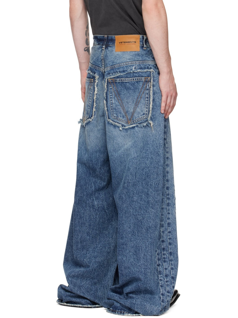 Blue Distressed Jeans 3