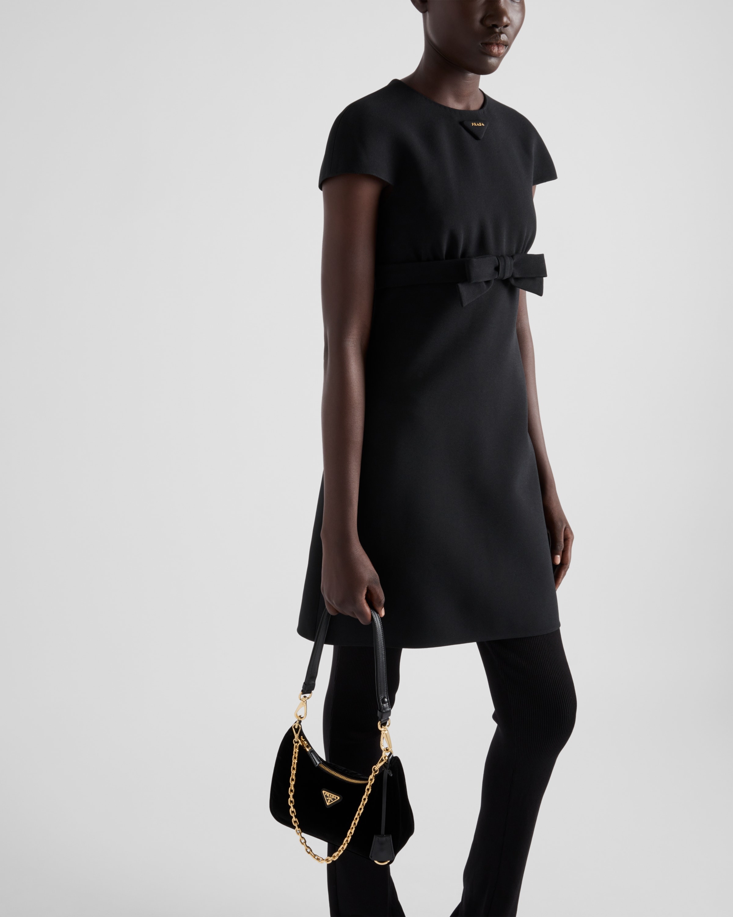 Sablè compact short dress - 3