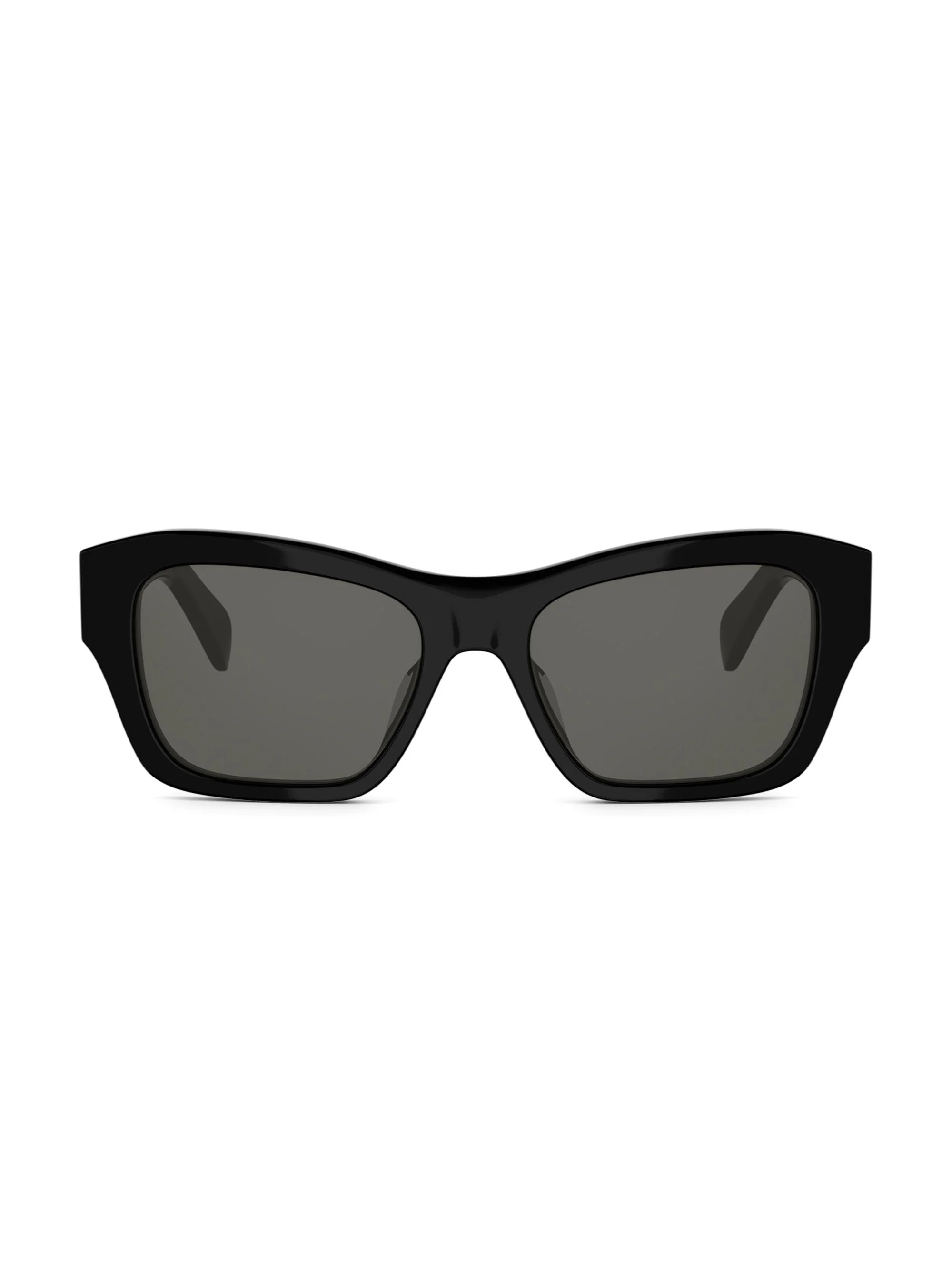 Women's Triomphe 55MM Square Sunglasses - Black - 1