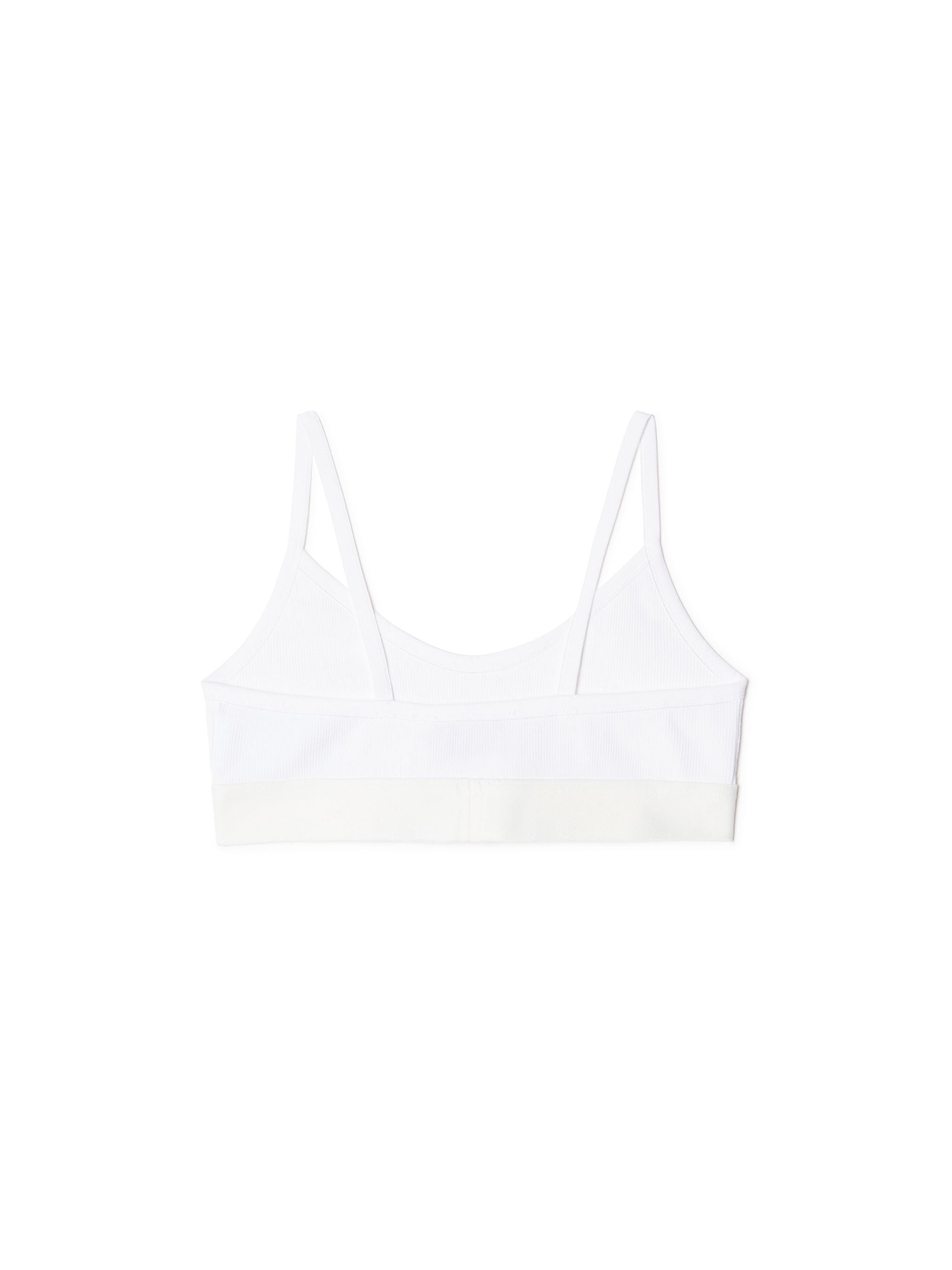 White/black Off Rib Bralette - 2