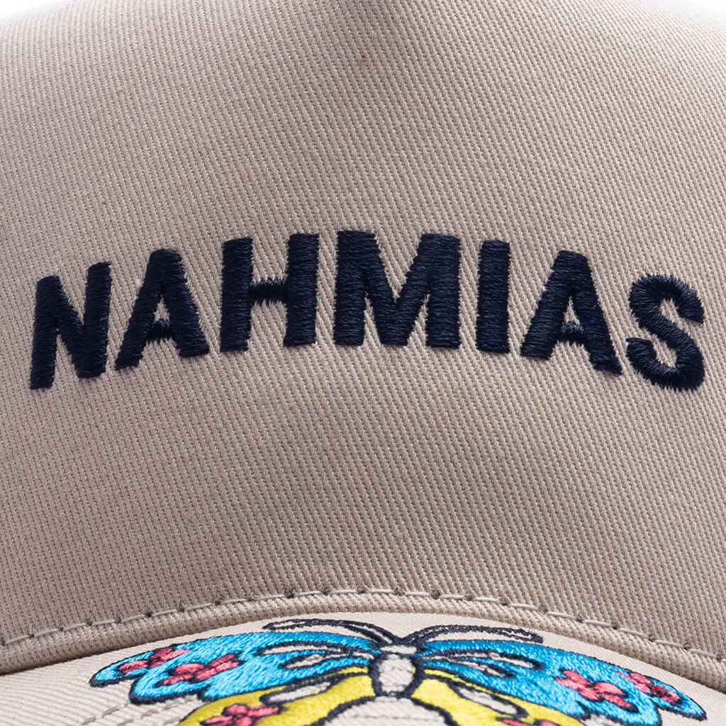 NAHMIAS 70S TRUCKER HAT - NAVY CANVAS - 2