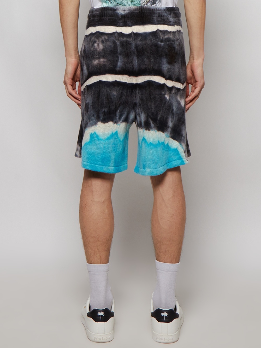 Space Dye Shorts Dark Grey And Blue - 5
