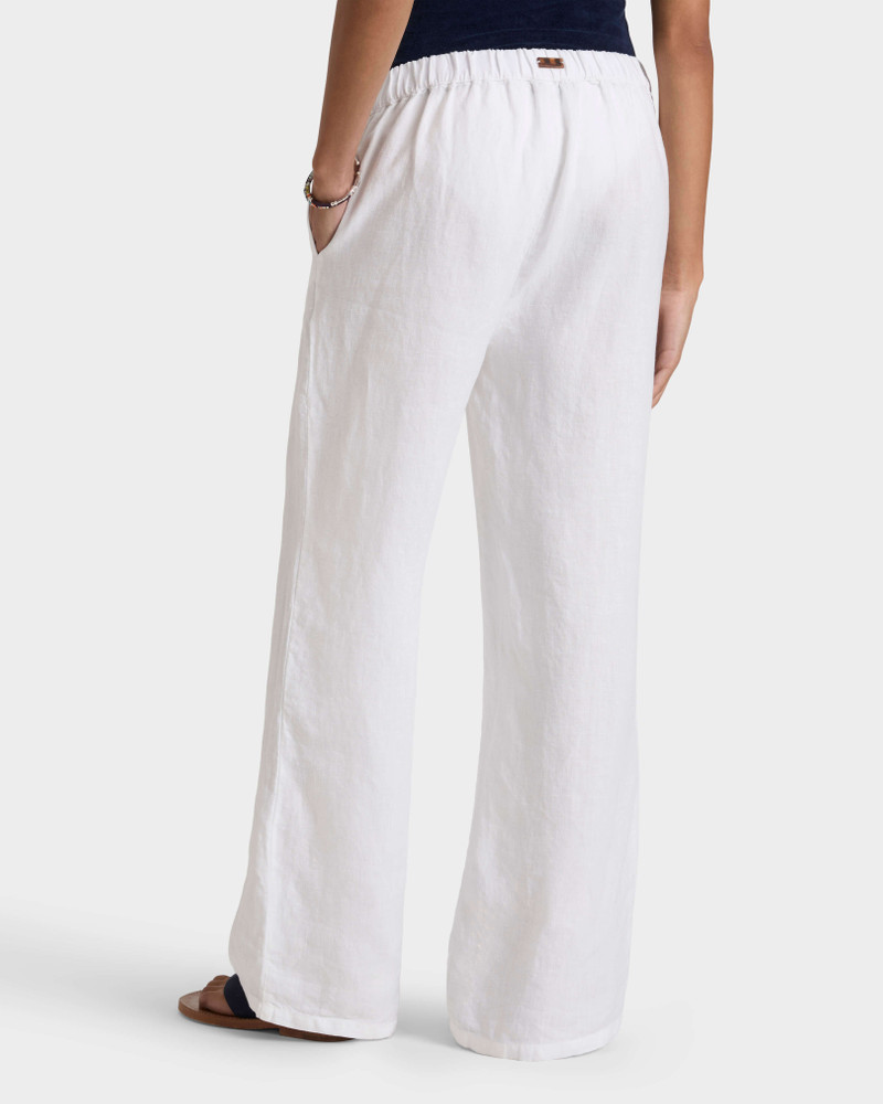 WOMEN LINEN COMFORT PANTS SOLID 3