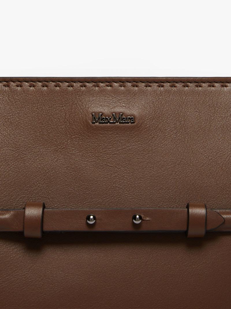 ARCHETIPO5 Leather Archetipo clutch with wristband 6