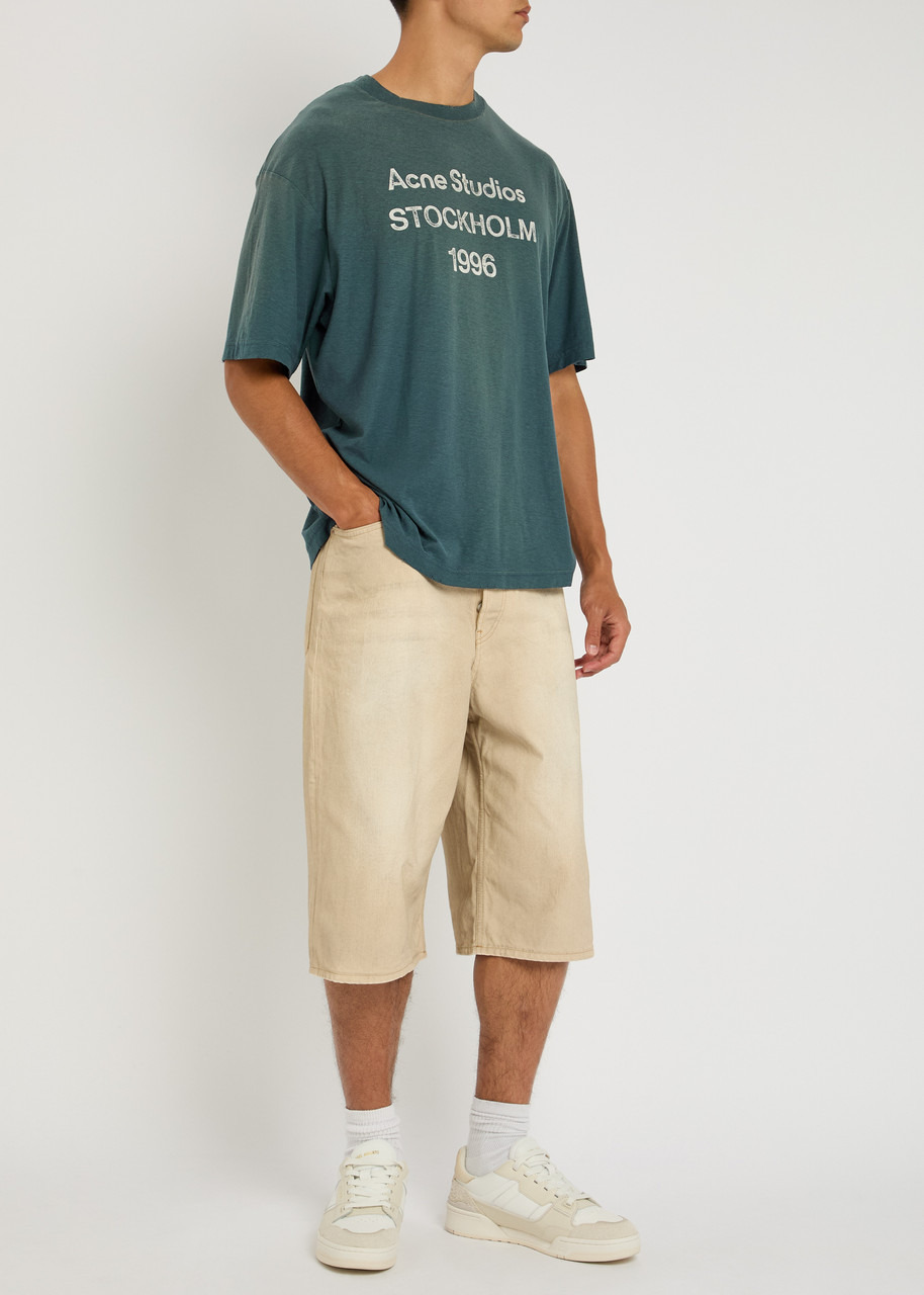 Acne Studios Logo Cotton-blend T-shirt - 4