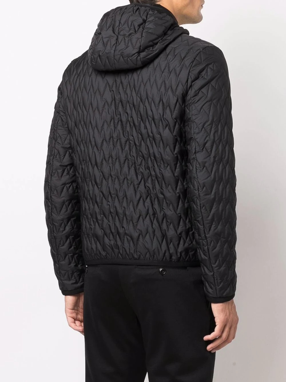 quilted feather-down bomber jacket - 4