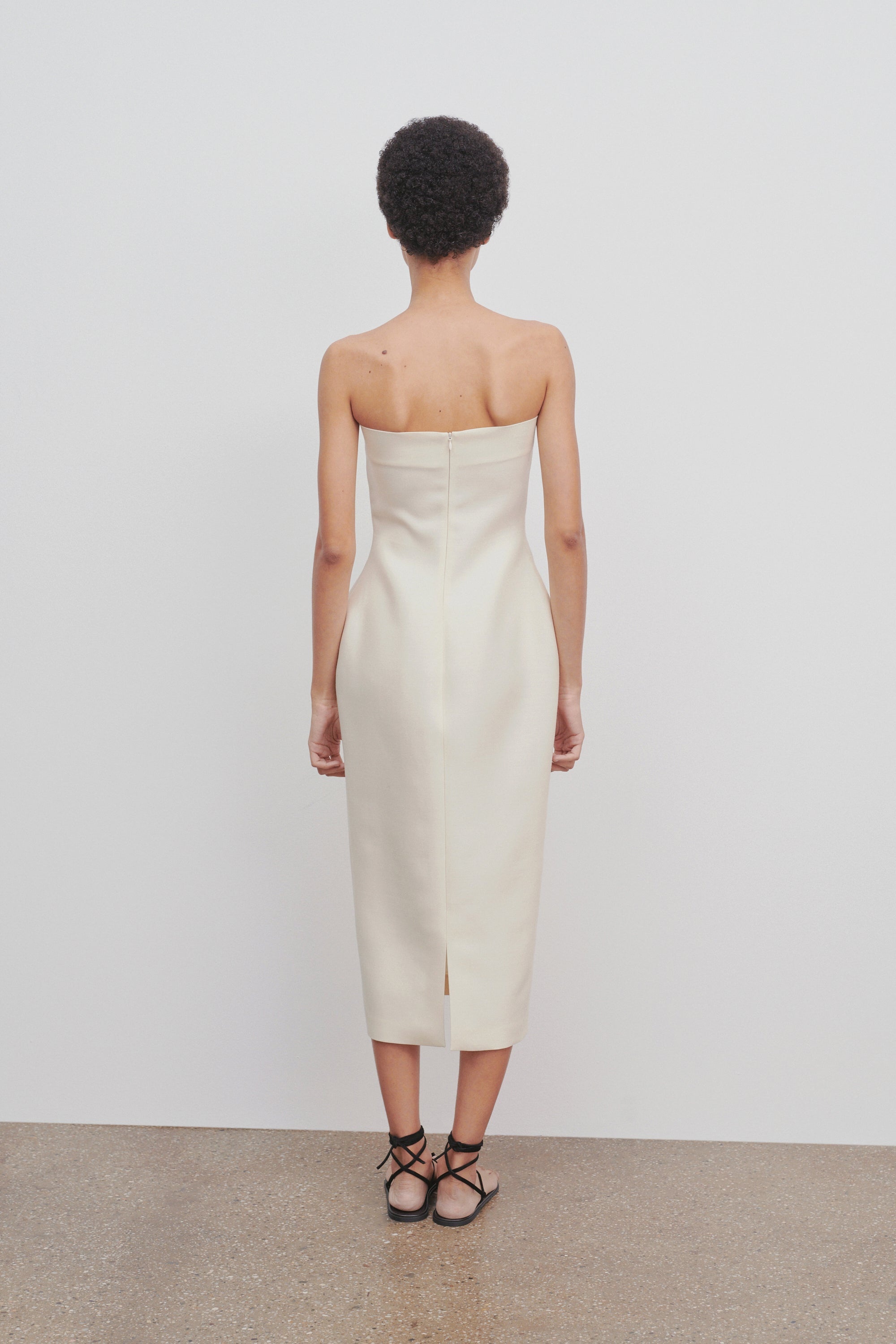 Nita Dress in Wool and Silk - 5