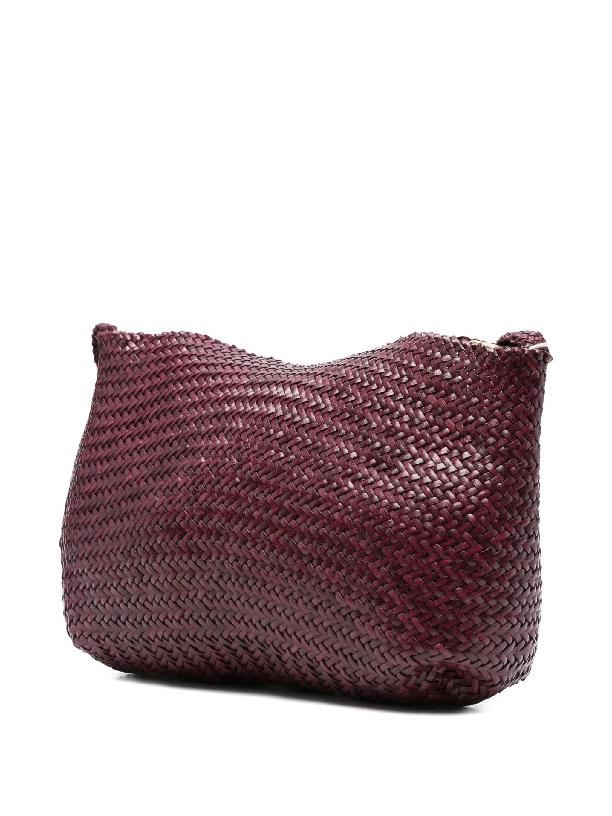 Dragon Diffusion Woven Leather Shoulder Bag - 4