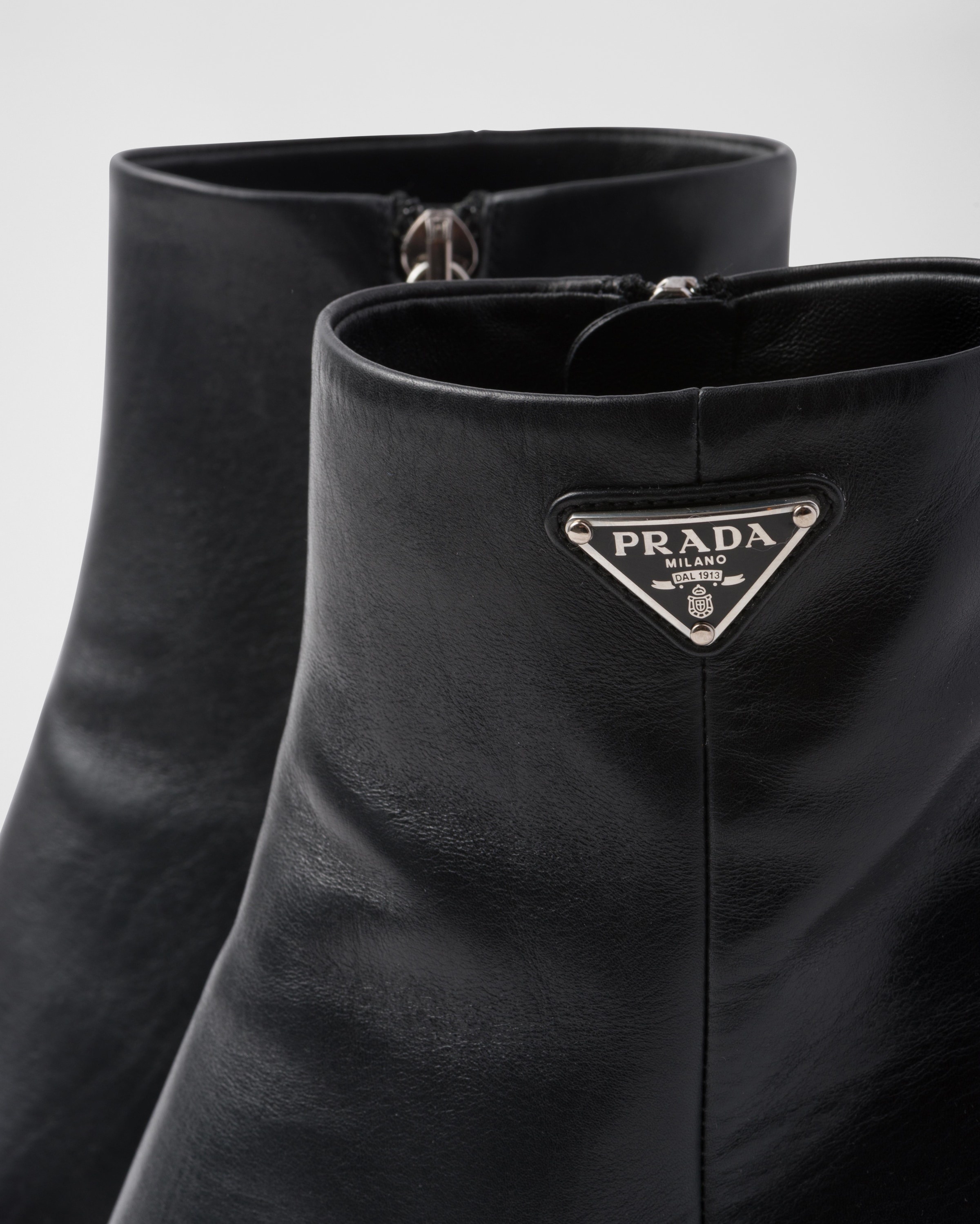 Leather booties - 5