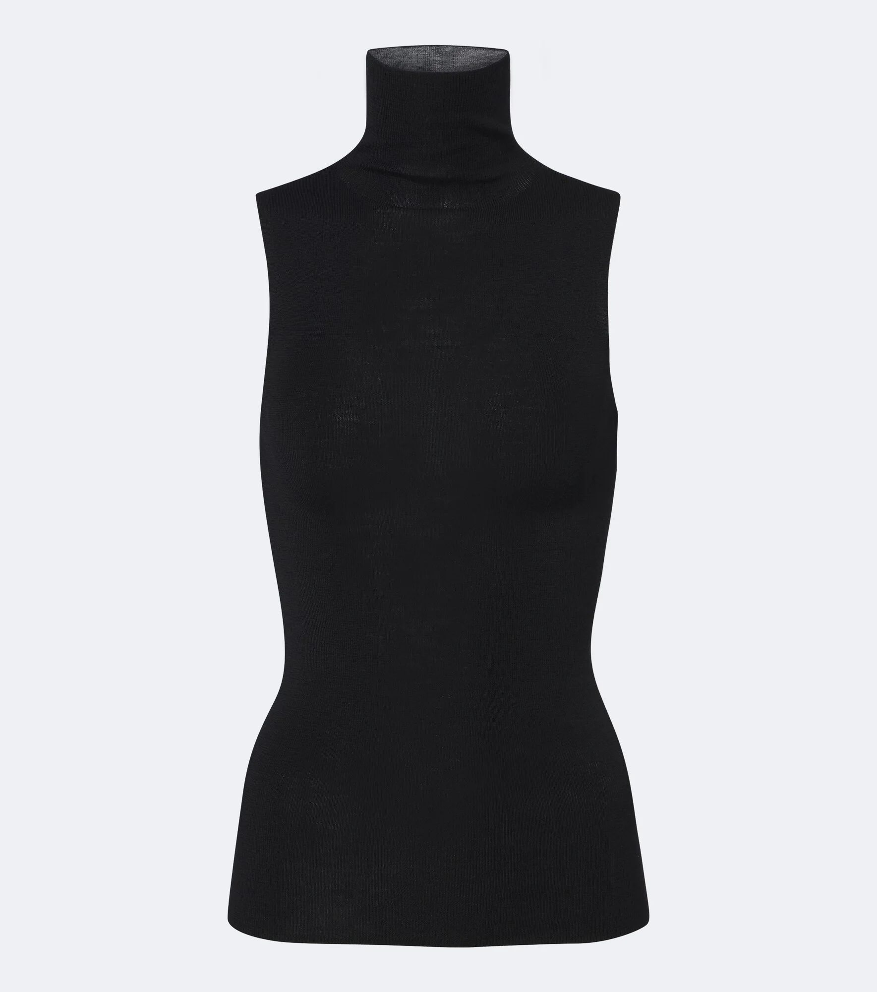 Virgin wool turtleneck top - 1