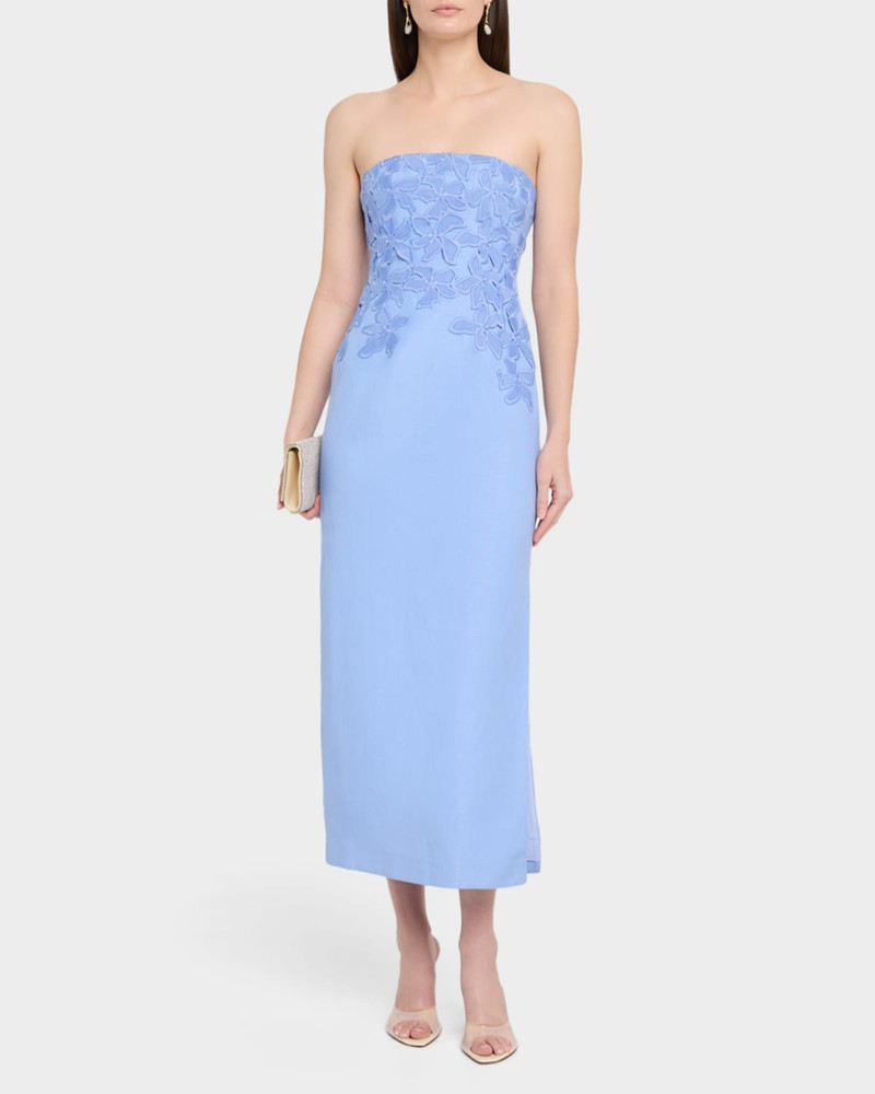 SIGNIFICANT OTHER Idette Strapless Midi Dress outlook