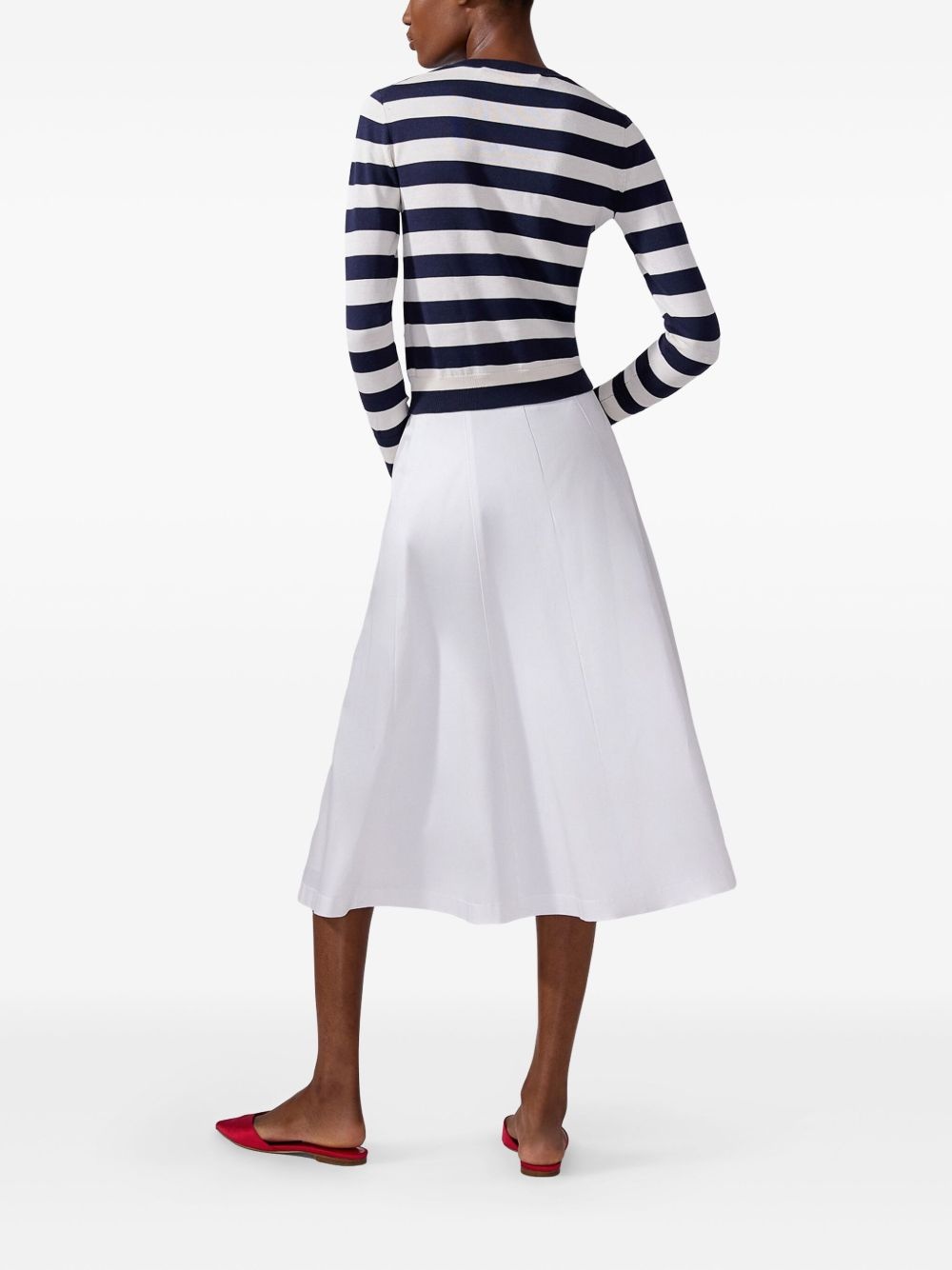 poplin midi skirt - 3