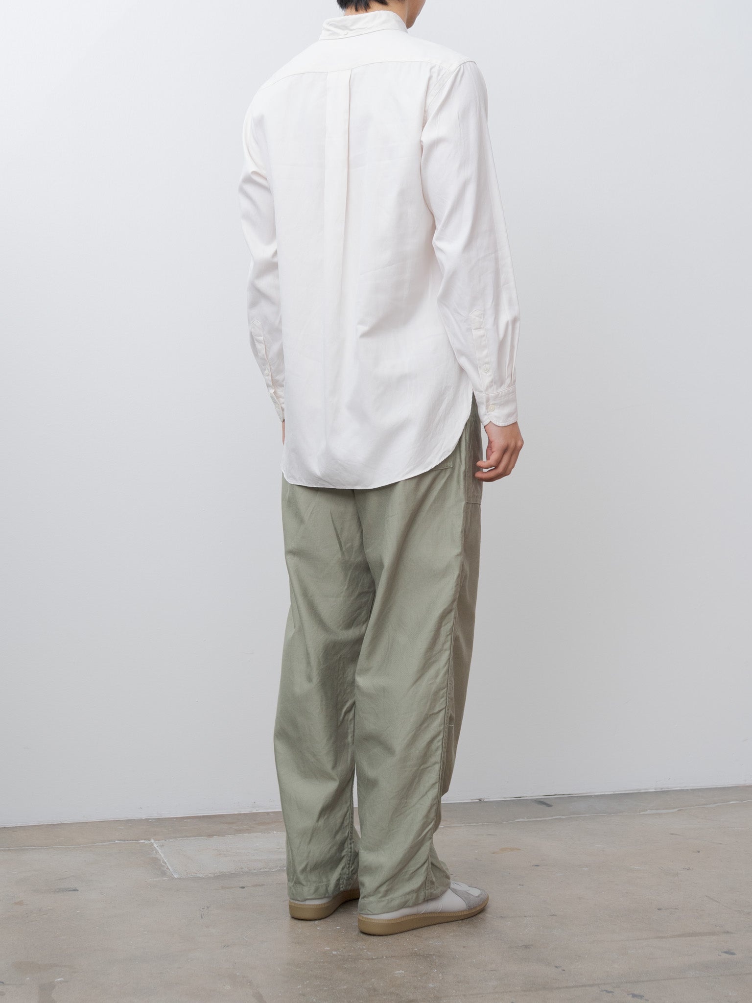 Polo Collar Shirt - Ecru - 5