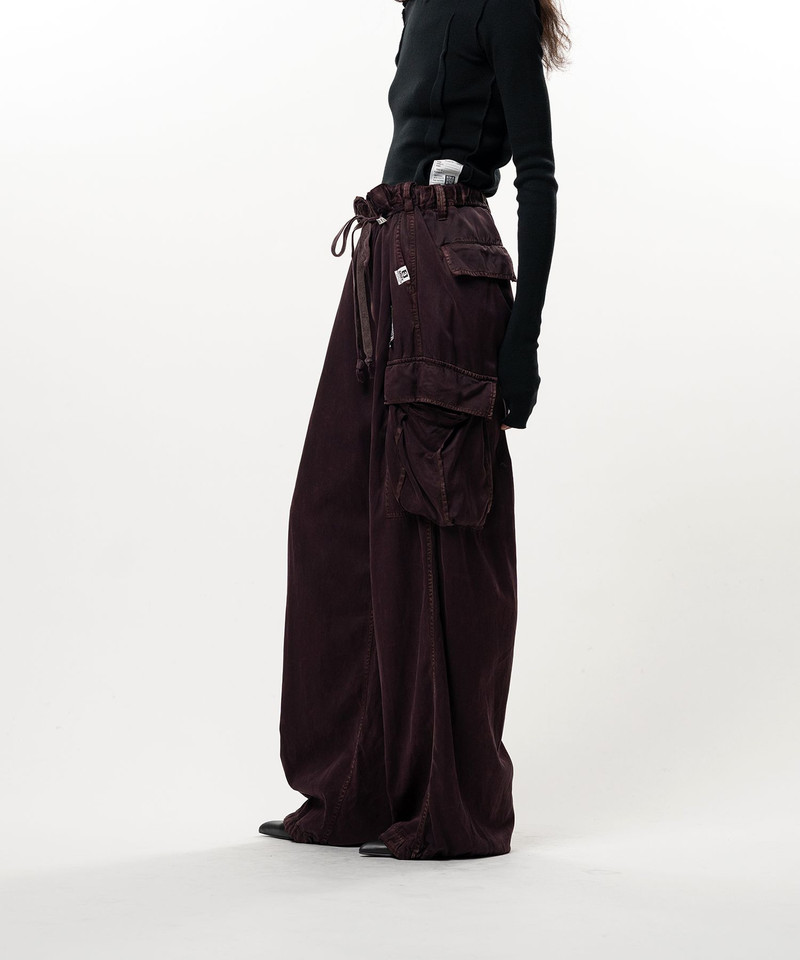 Satin Cargo Pants 9