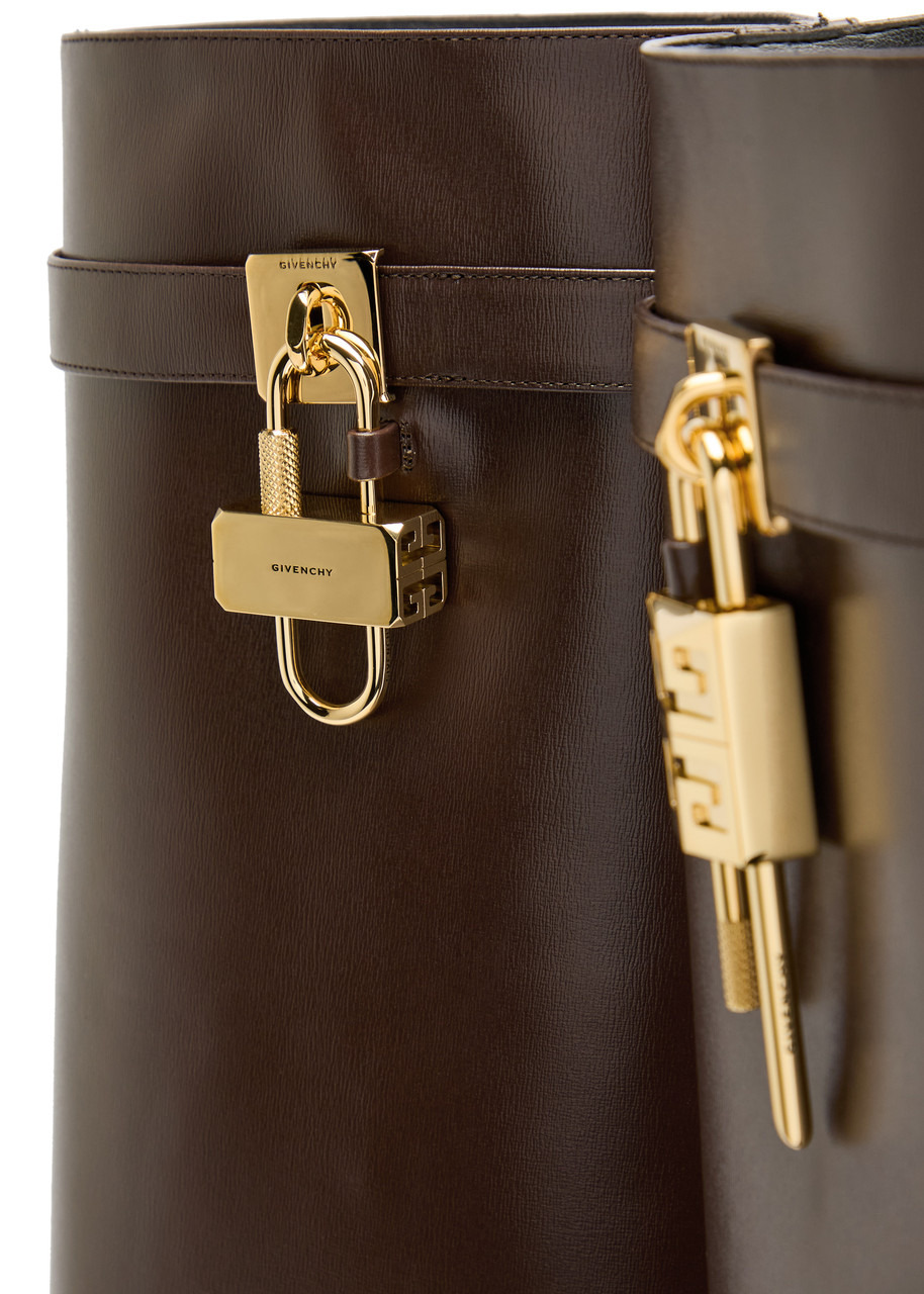 Givenchy Shark Lock 90 Leather Knee-high Boots - 4