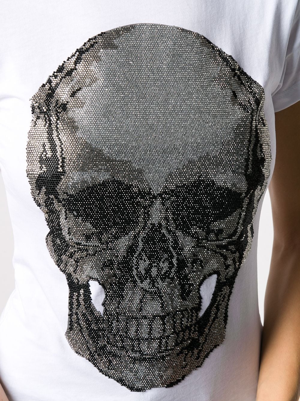 skull print T-shirt - 5