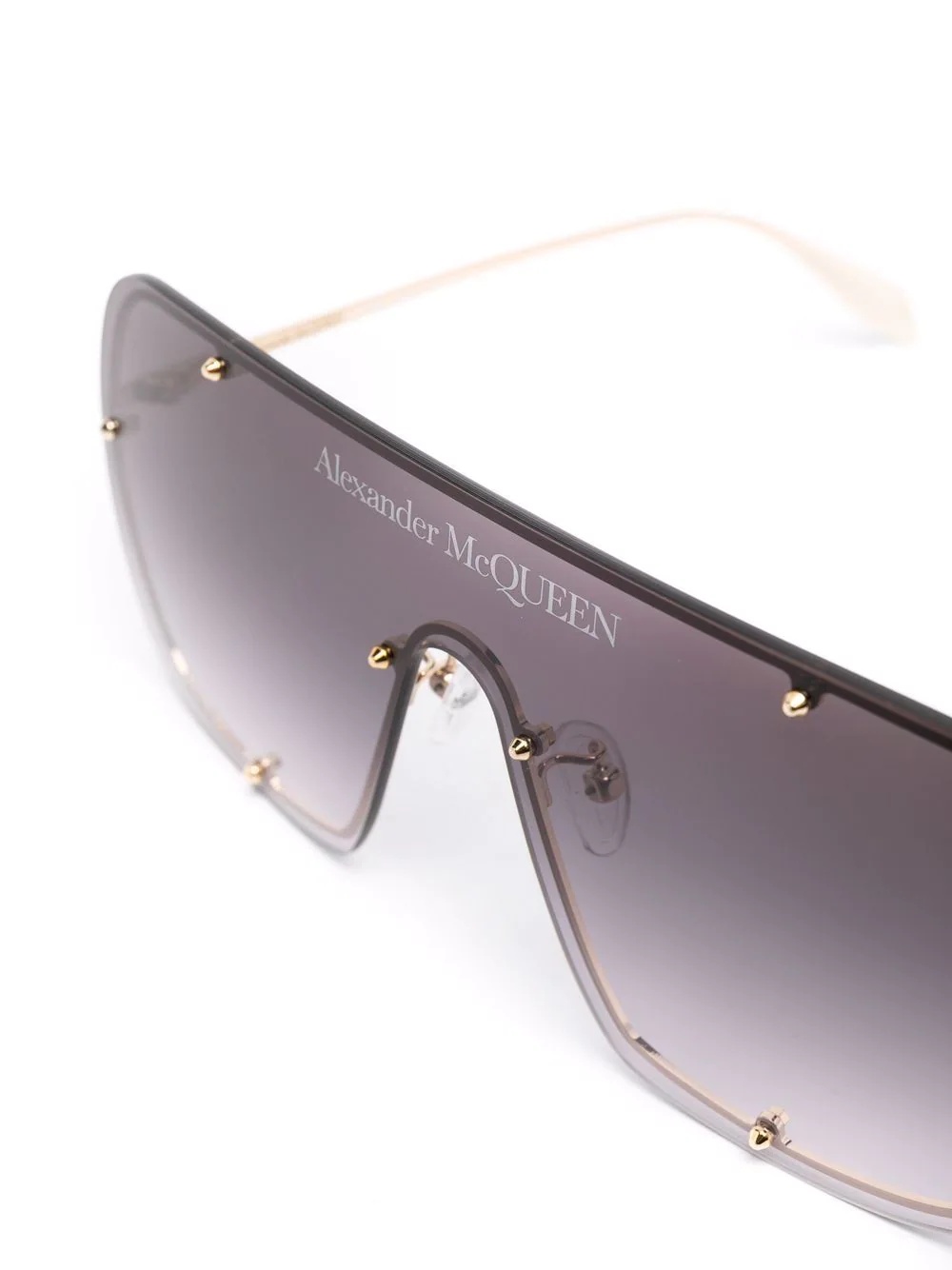 gradient-effect oversize-frame sunglasses - 3