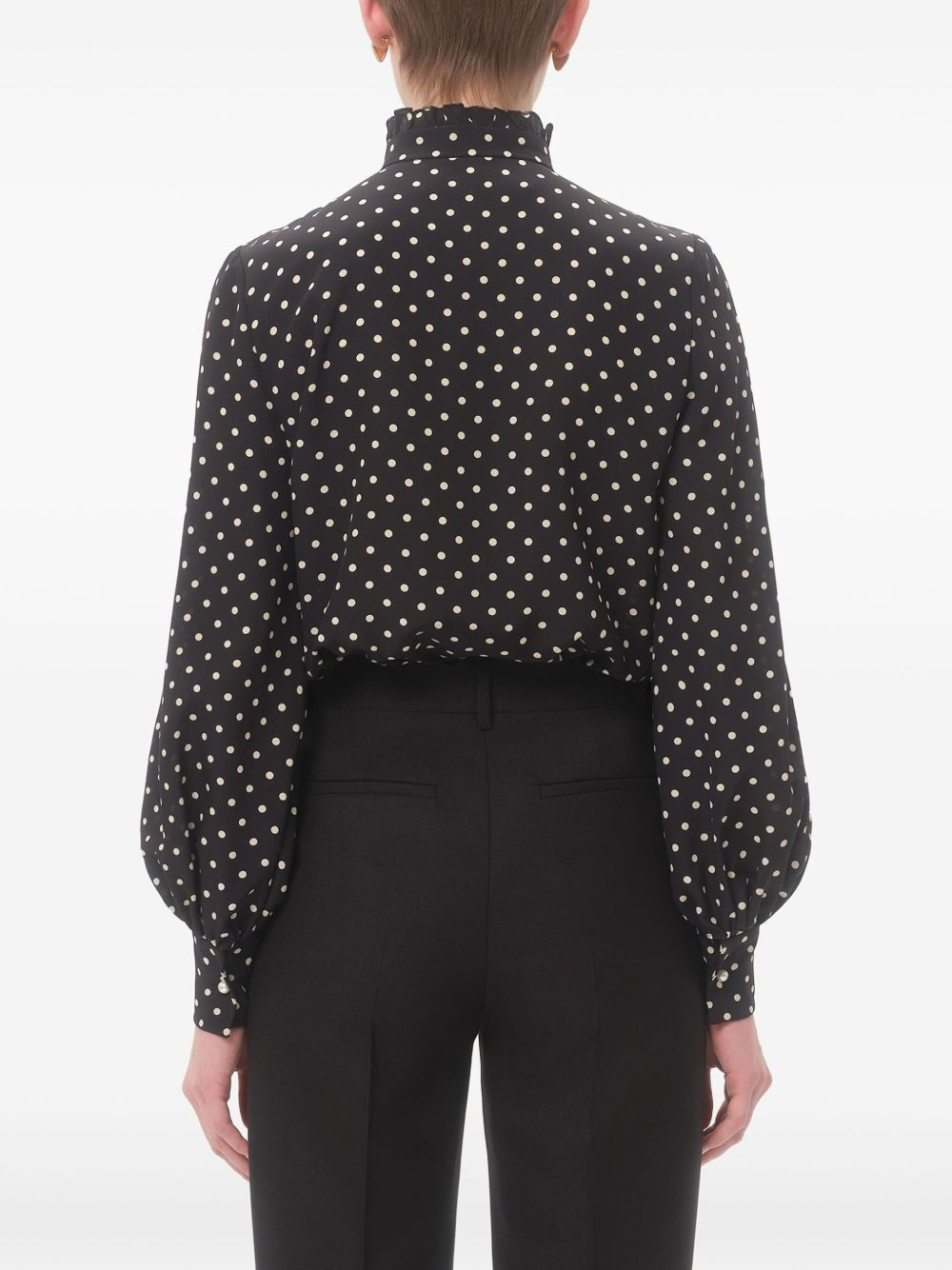 polka-dot print shirt - 5