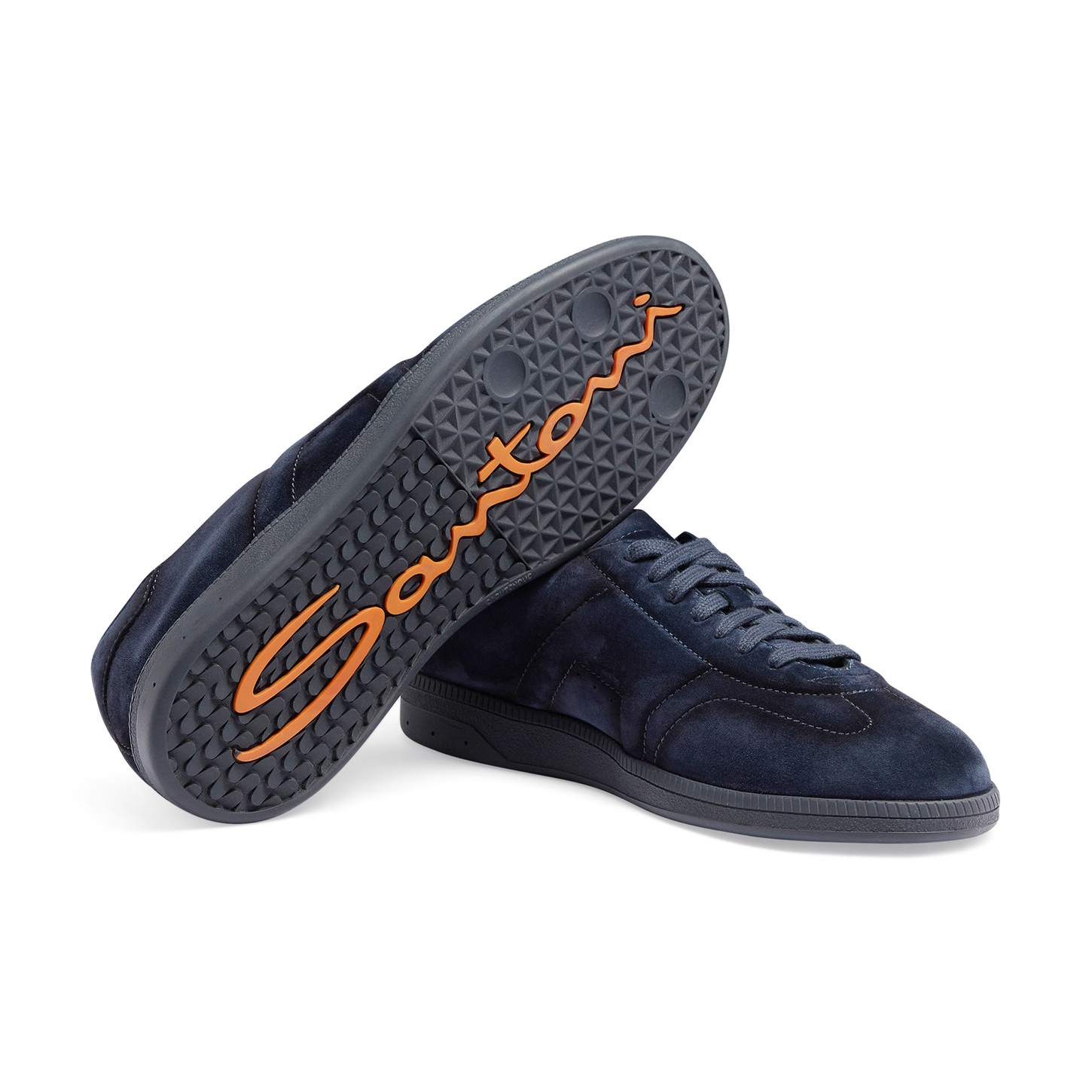 Men's blue suede DBS Oly sneaker - 4