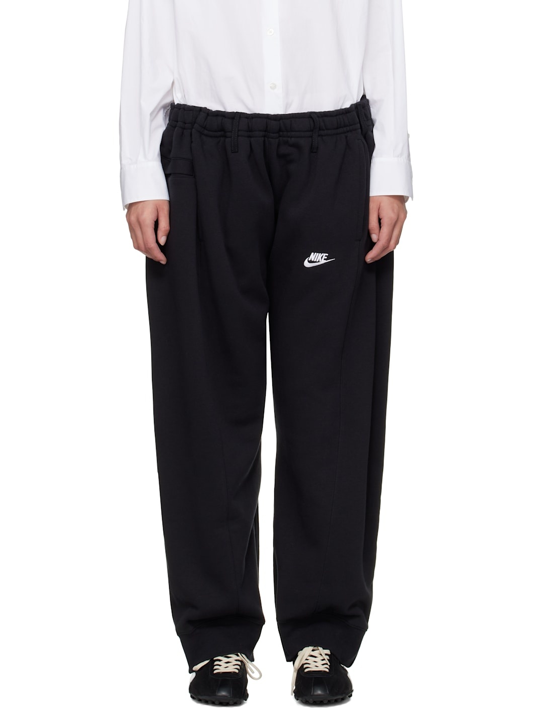 Black Overjogging Jeans - 1