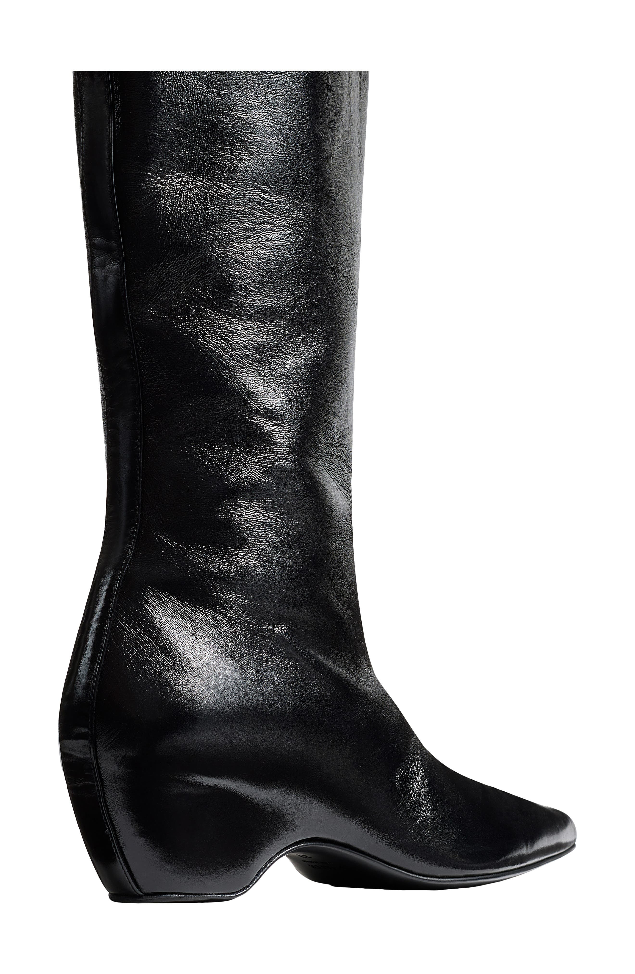 Khaite Sybil Pointed Toe Boot in 200 Black at Nordstrom - 2