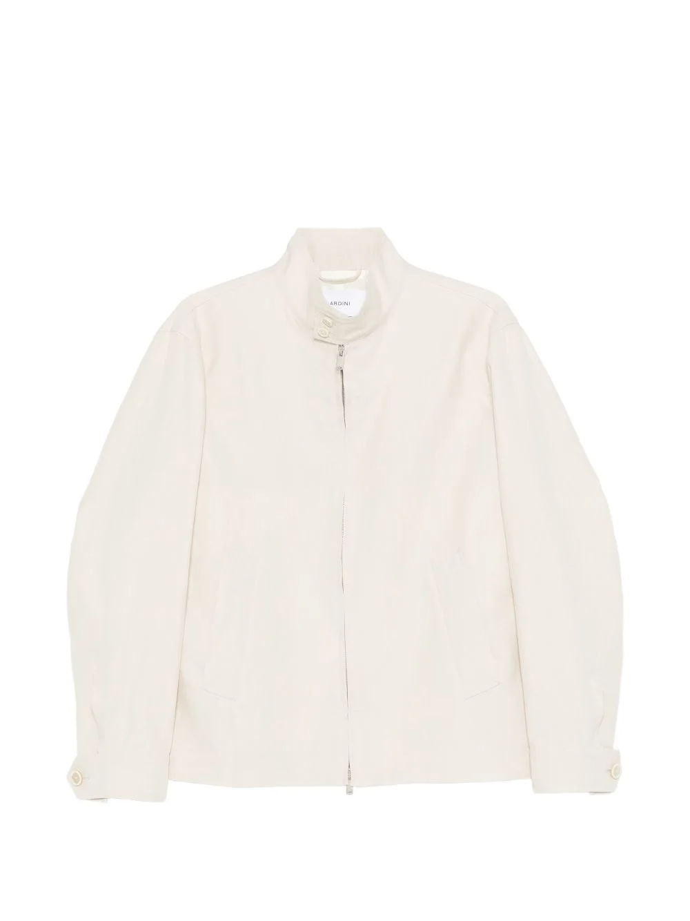 zip linen jacket - 1