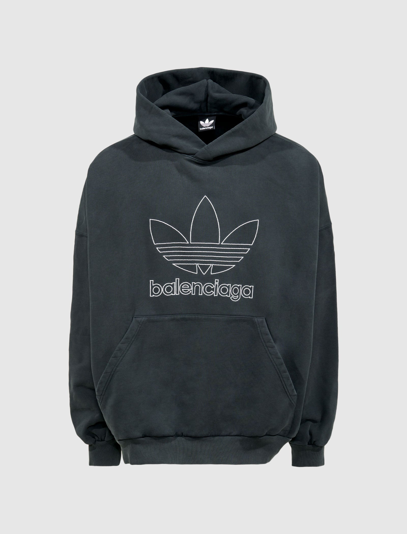 BALENCIAGA ADIDAS LARGE-FIT HOODIE | a-ma-maniere | REVERSIBLE