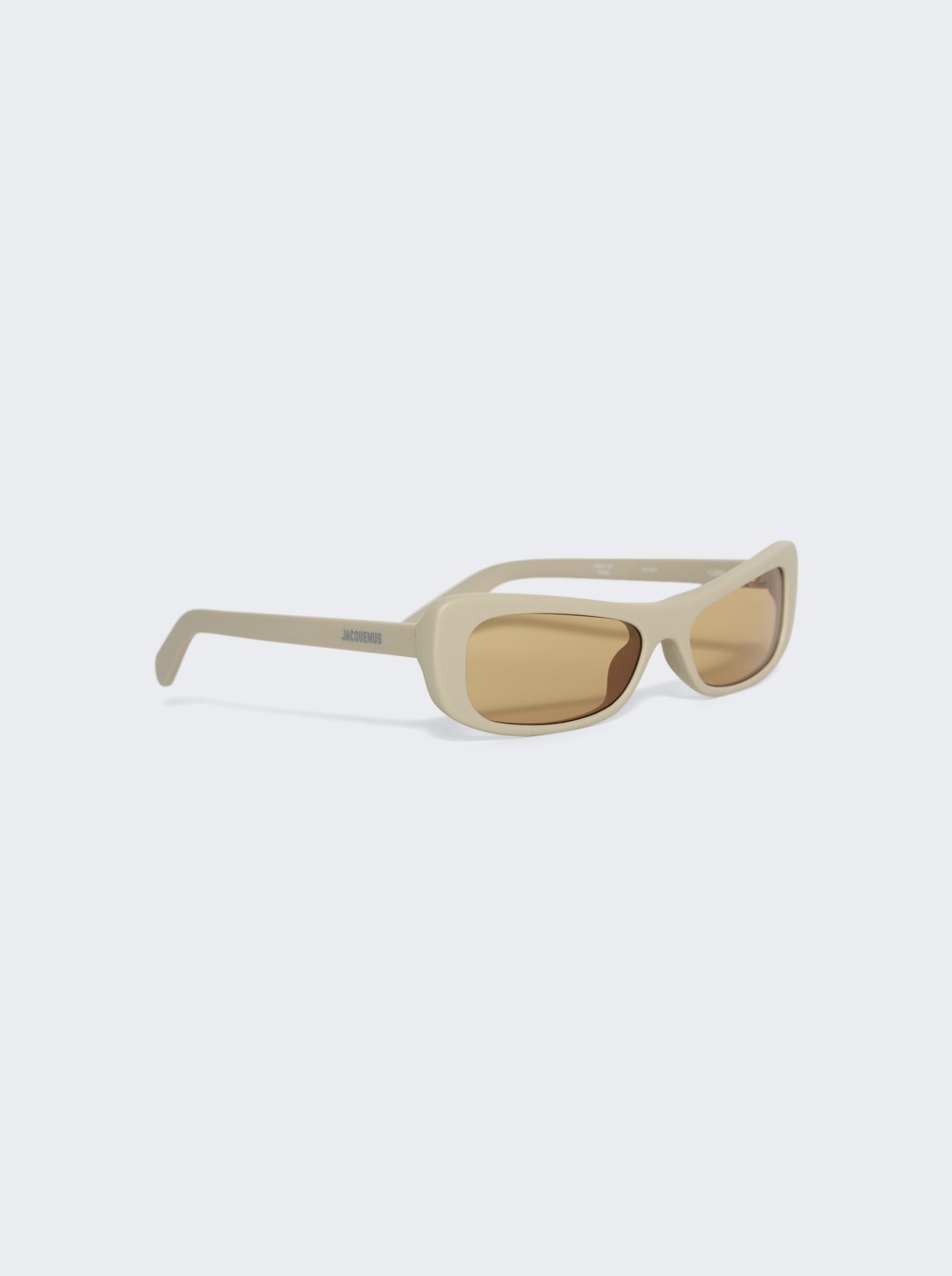 X Jacquemus Capri Rectangular Sunglasses Putty - 4