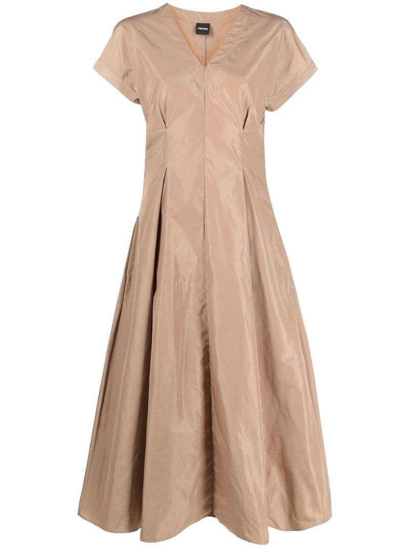 A-line short-sleeve dress - 1