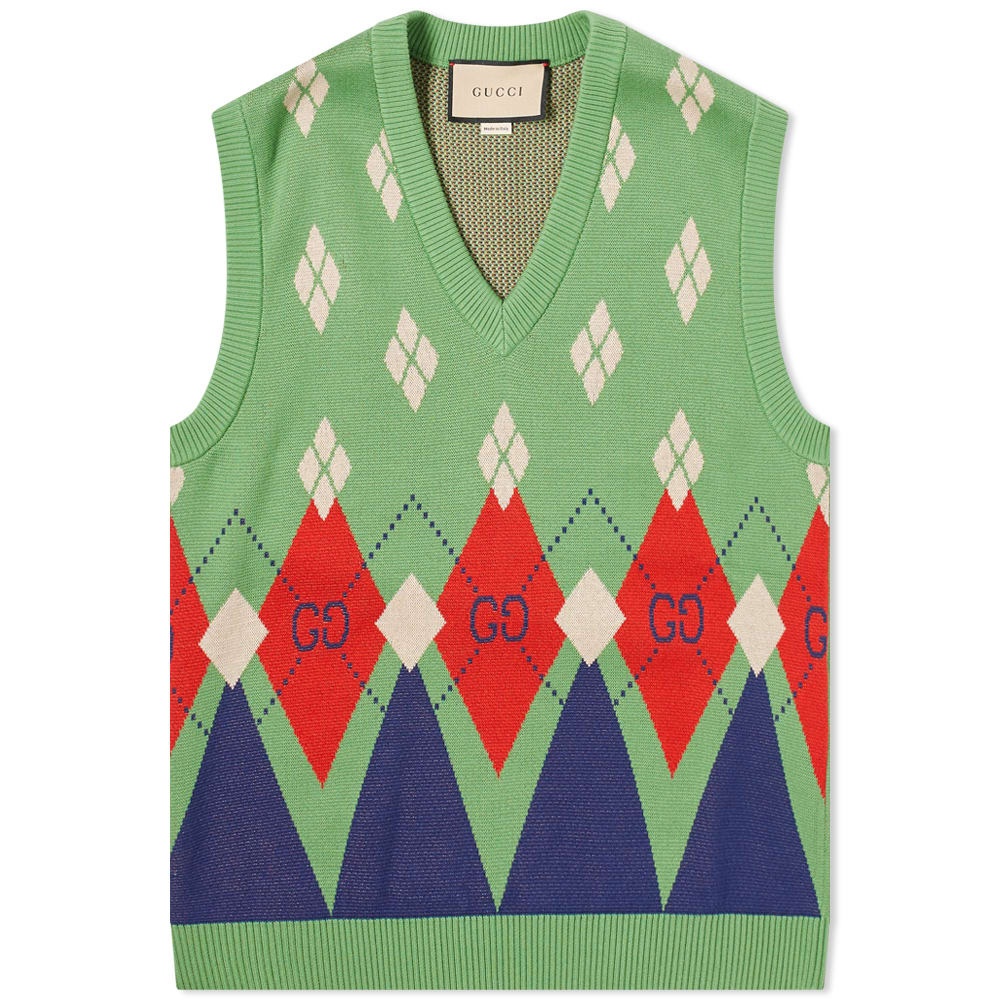 Gucci Fair Isle Tank Top - 1