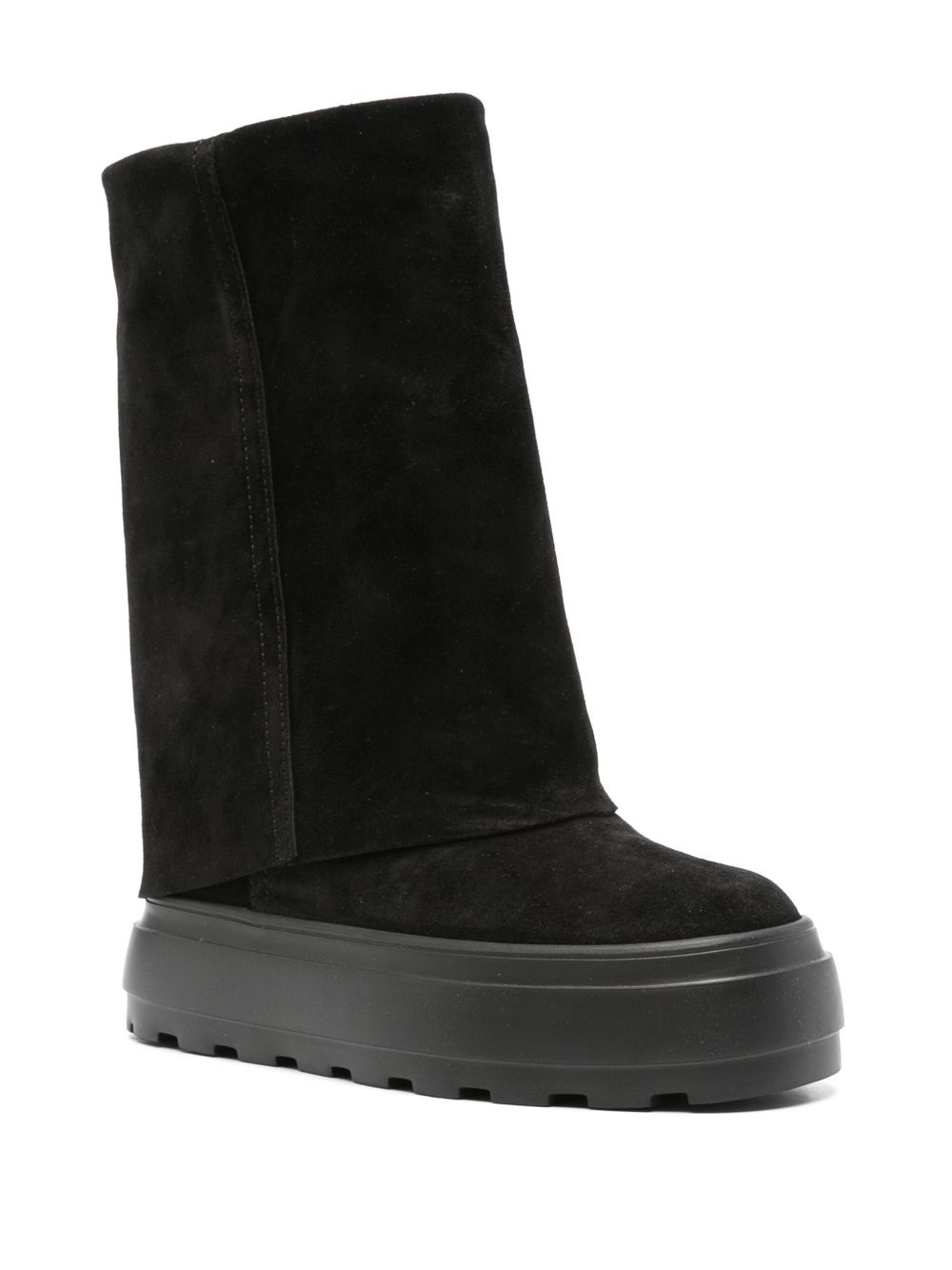 layered platform boots - 2