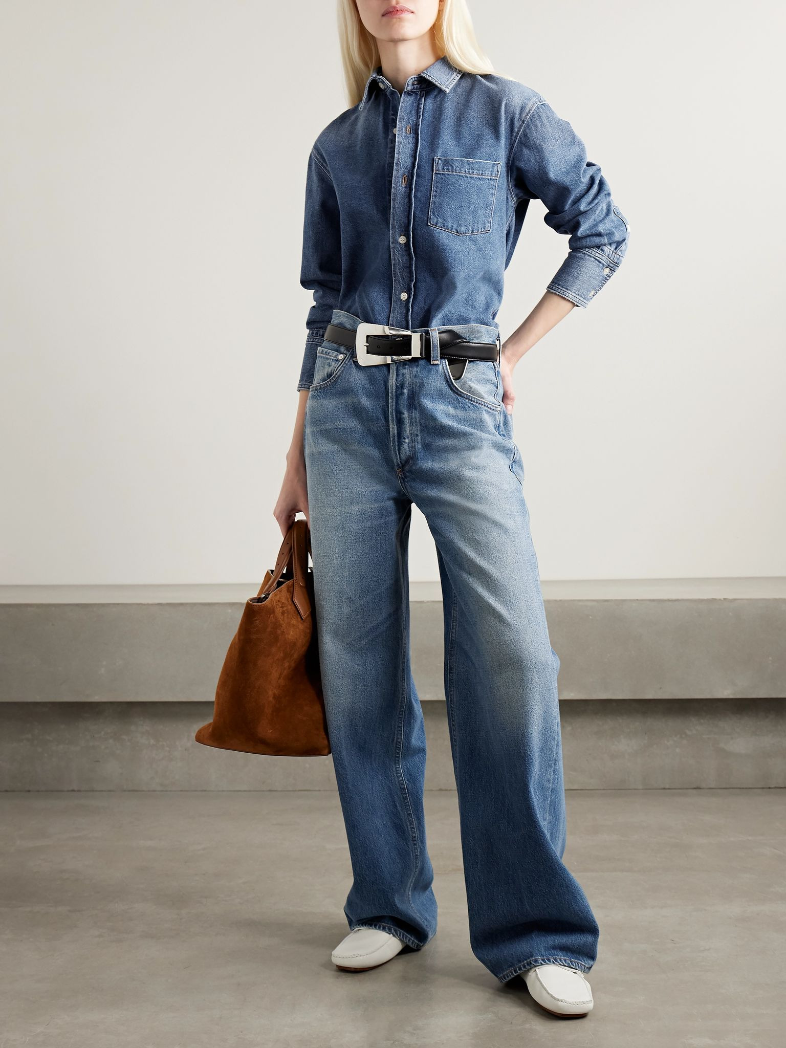 + Argent Harris denim shirt Mid denim - 2