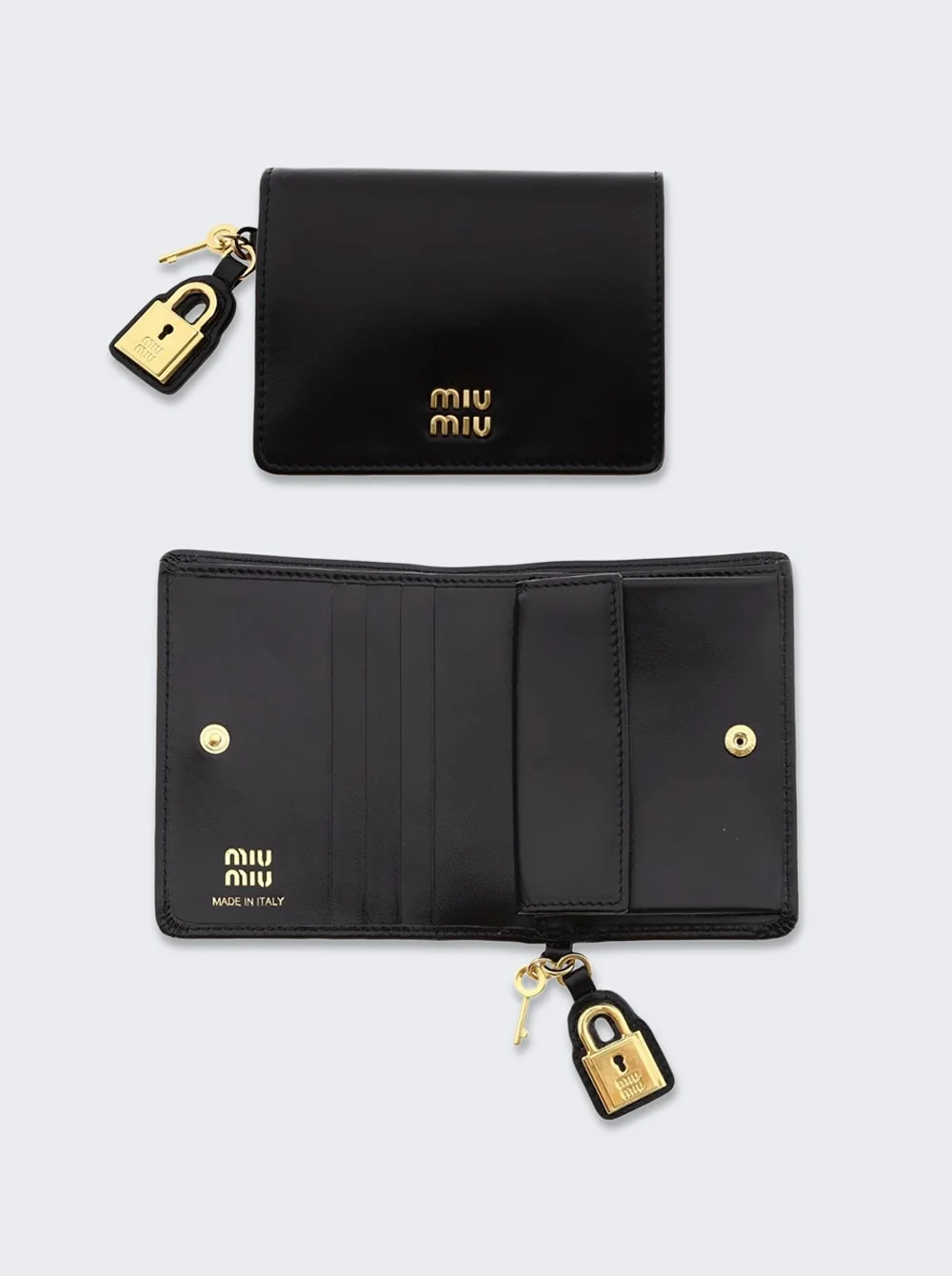 Softy Lux Lock Wallet Nero - 1