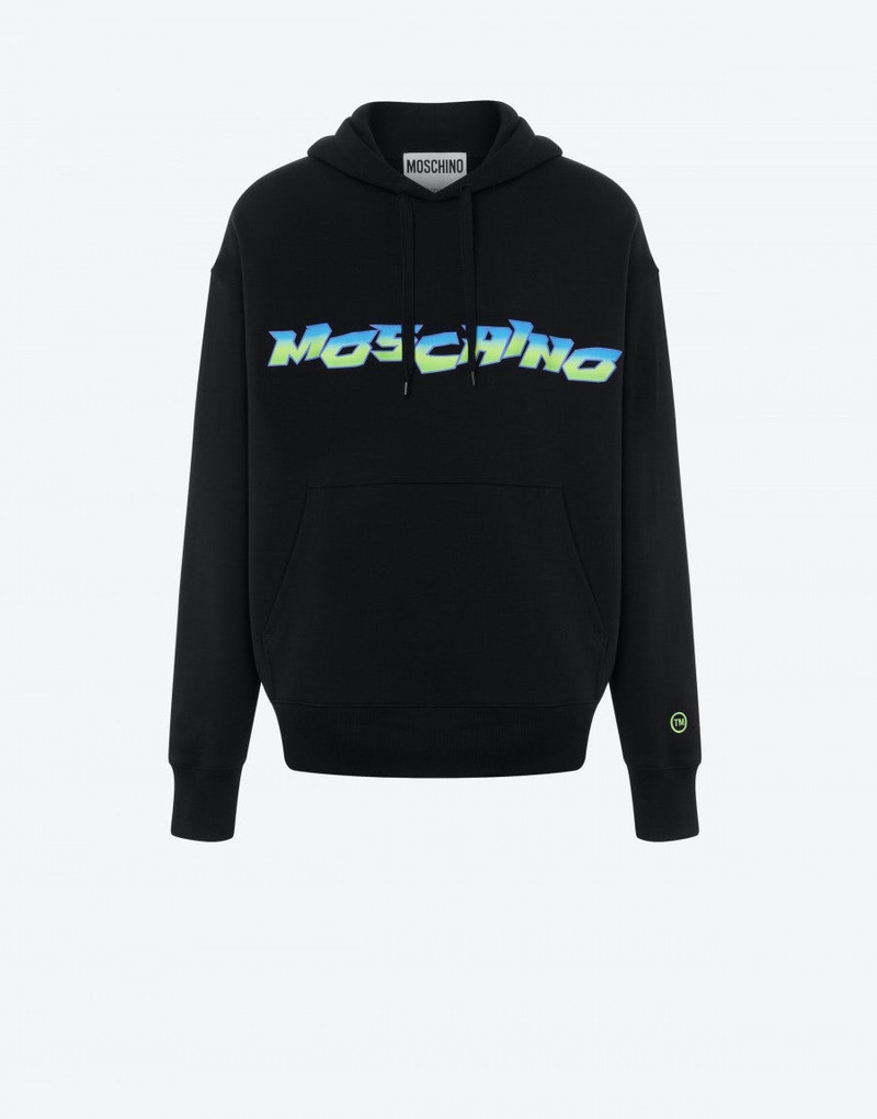 MOSCHINO SURF LOGO ORGANIC COTTON SWEATSHIRT 1
