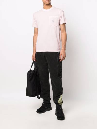 Stone Island Compass patch round-neck T-shirt outlook