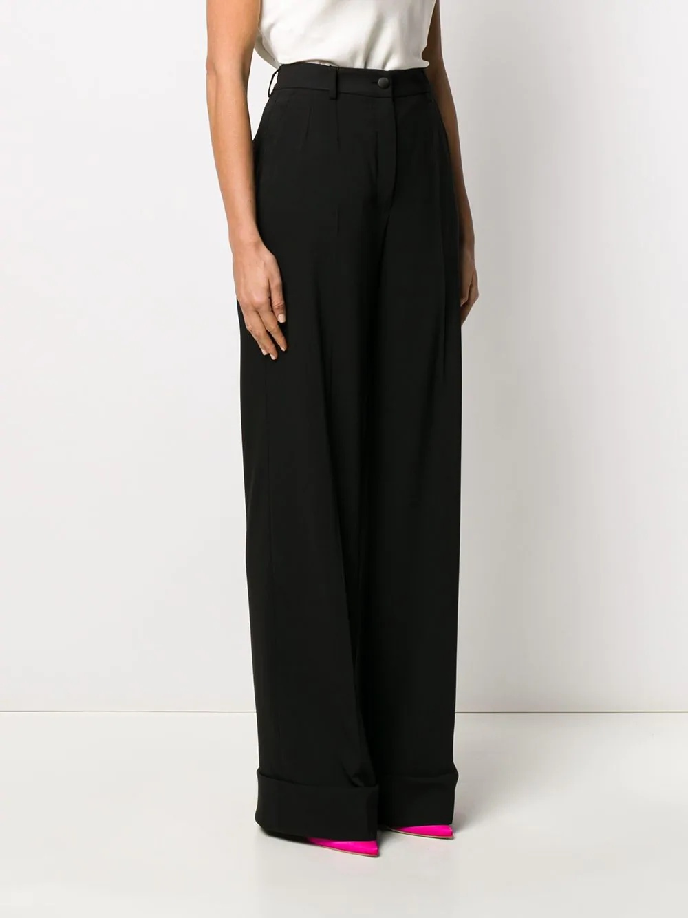 high waist tailored trousers - 3