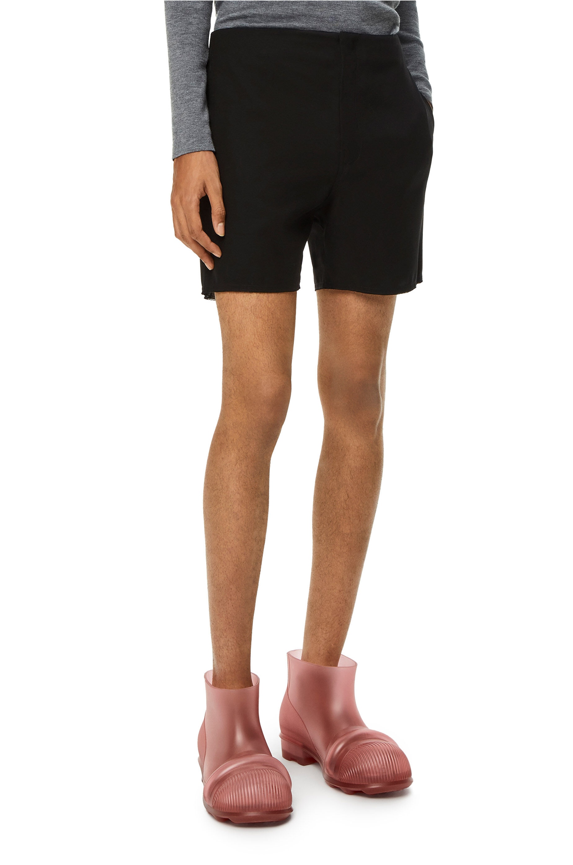 Mini shorts in wool - 3