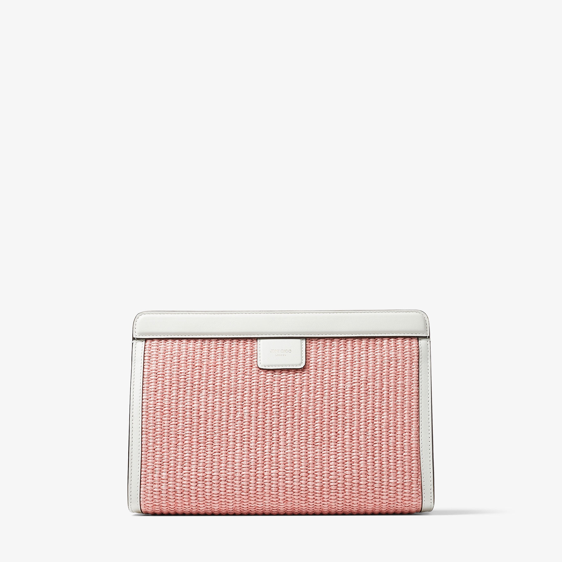Avenue Pouch
Paprika/Candy Pink Raffia Embroidered Pouch - 5