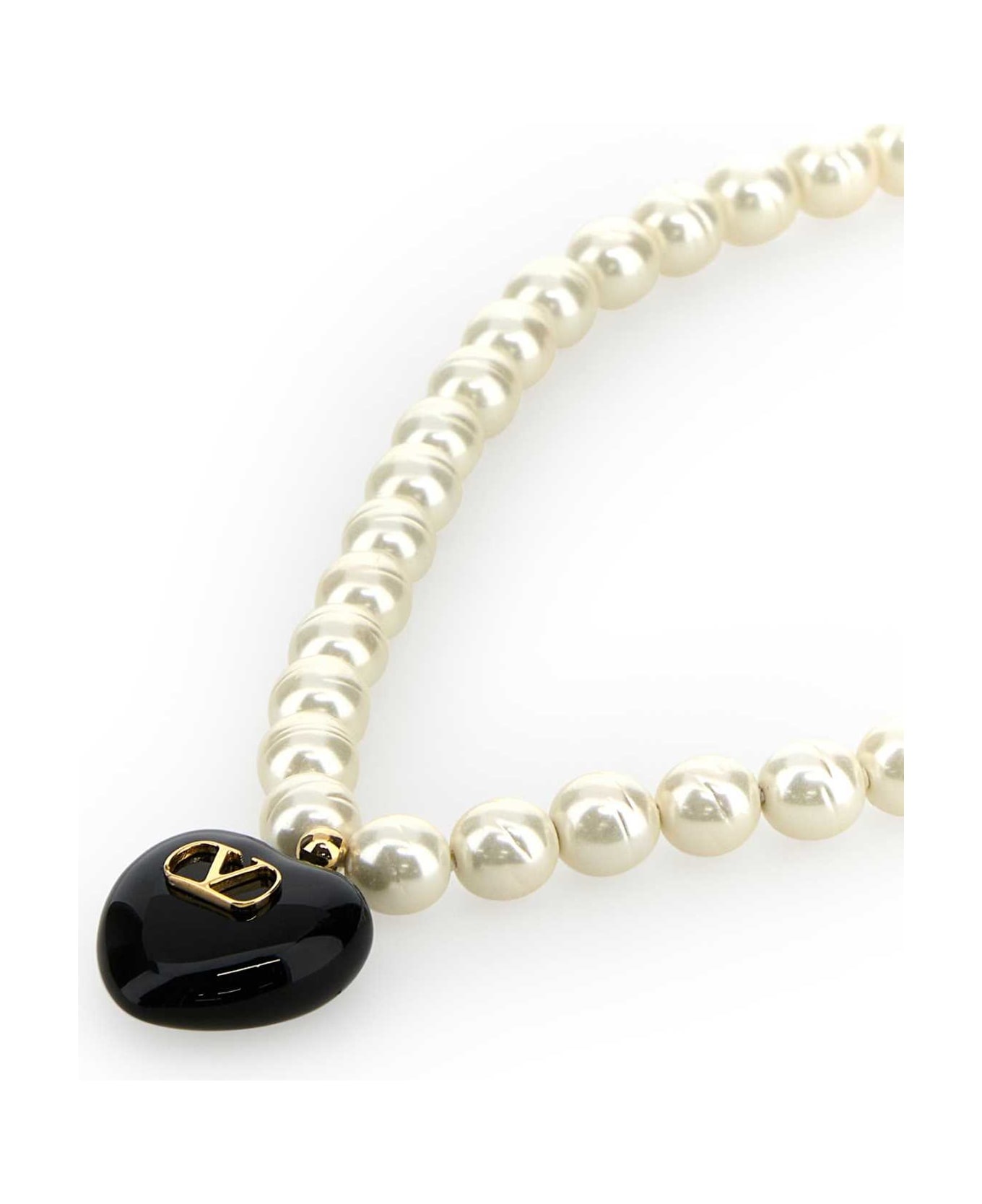 Ivory Pearls Coeur Royal Necklace - 2