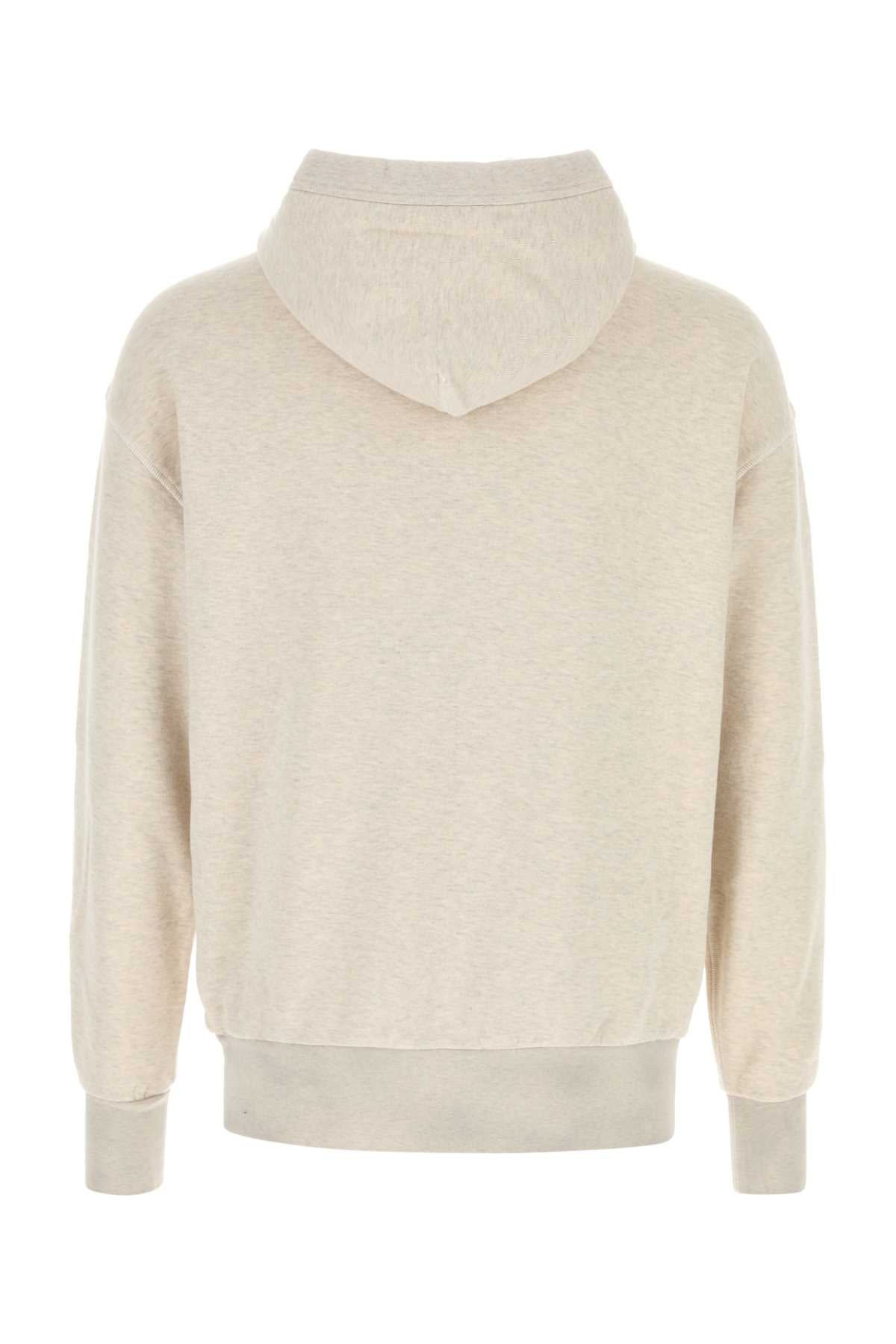 Prada Men Melange Sand Cotton Sweatshirt - 2
